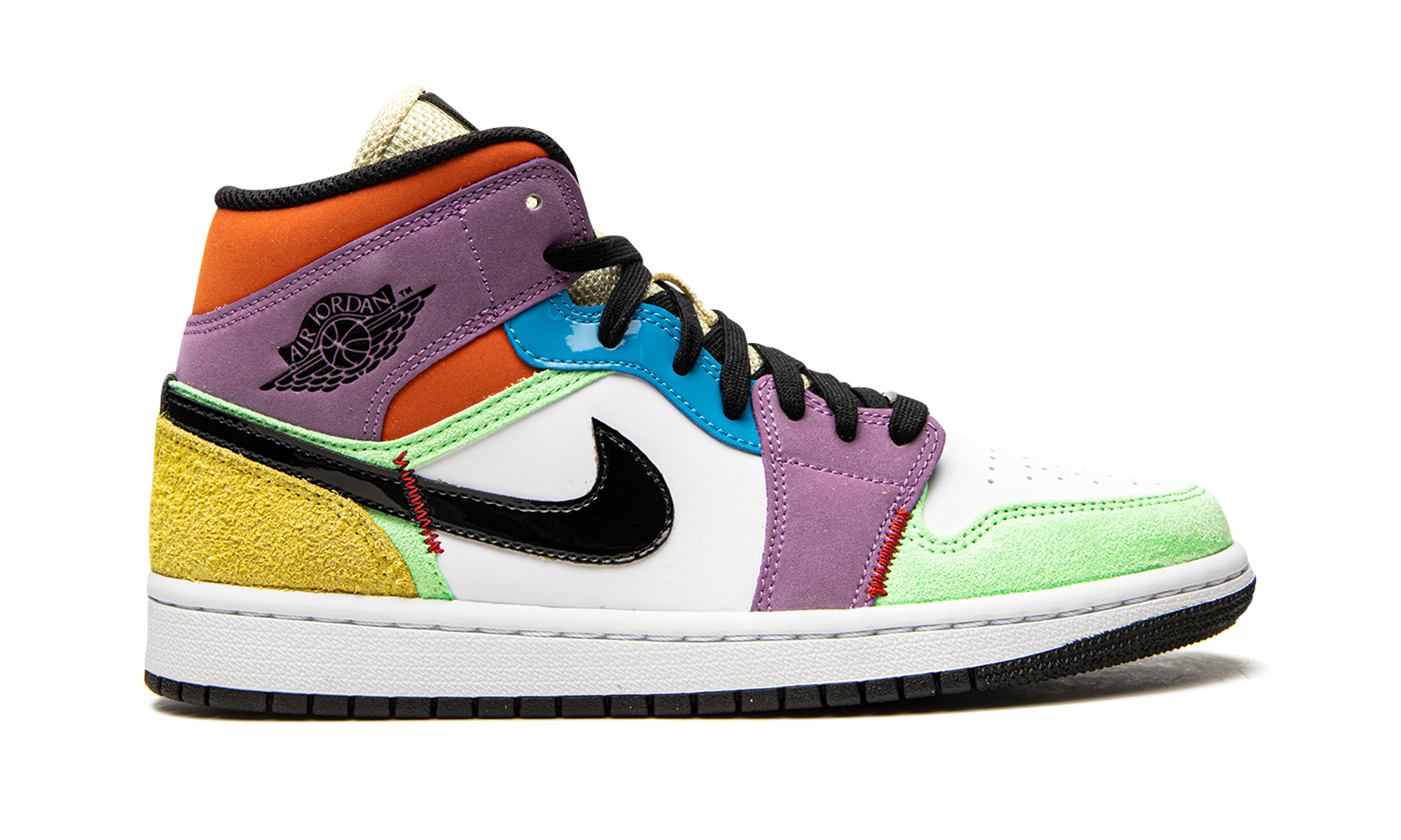 jordan 1 mid se multi color women s+CW1140-100+right view