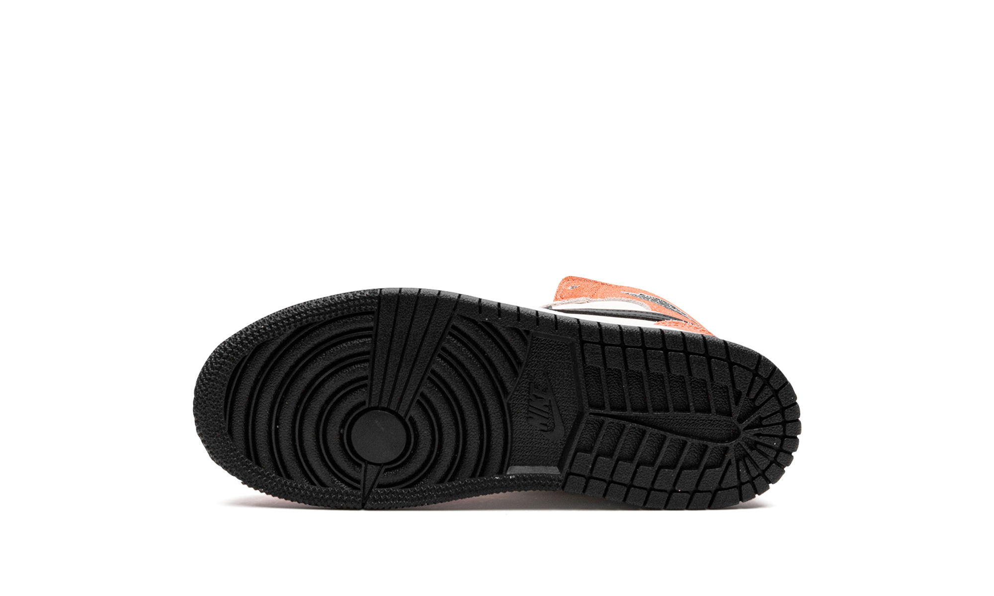 jordan 1 mid se orange suede ps+DV1341-800+bottom view