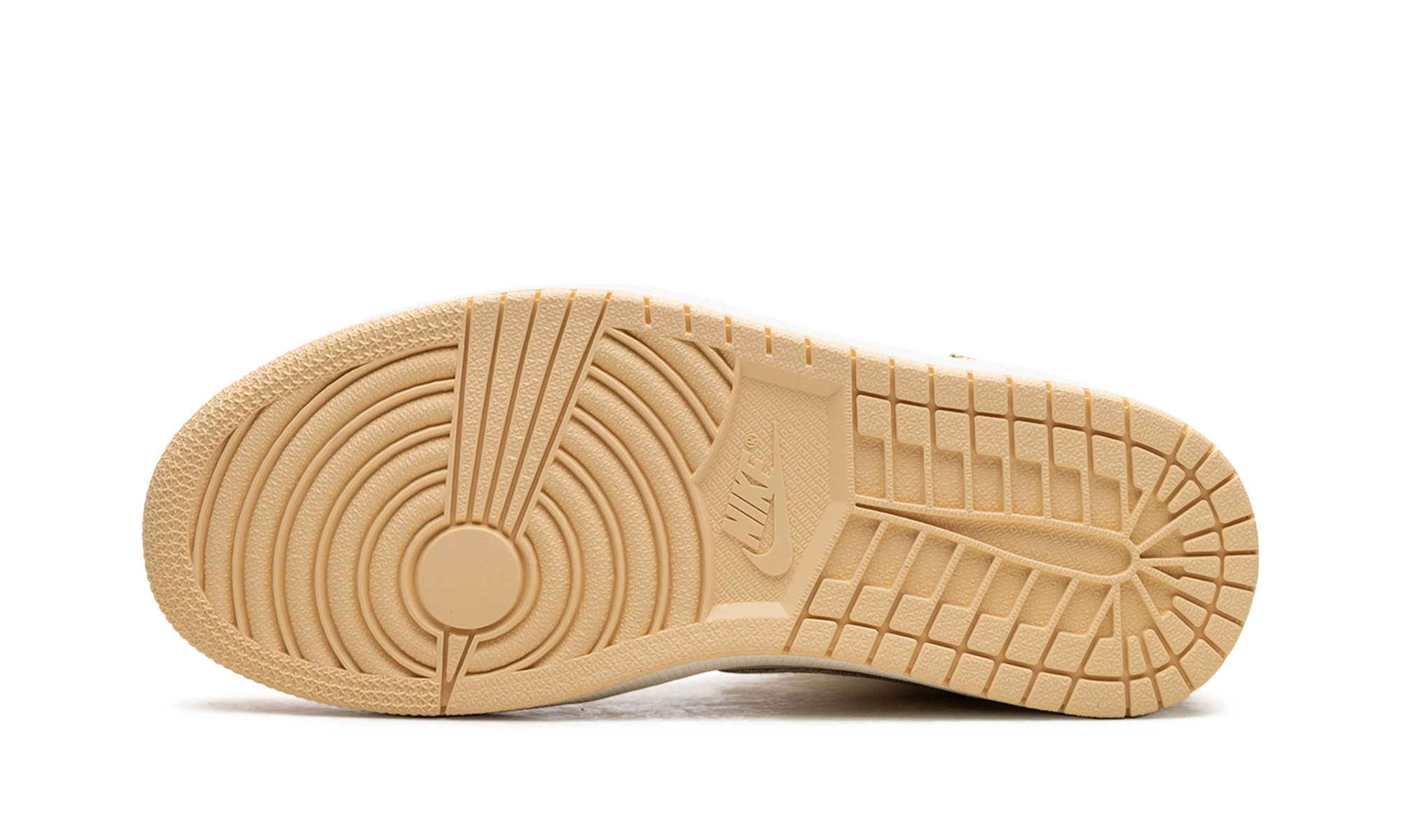 jordan 1 mid se pale vanilla metallic gold women s+FB9892-200+bottom view