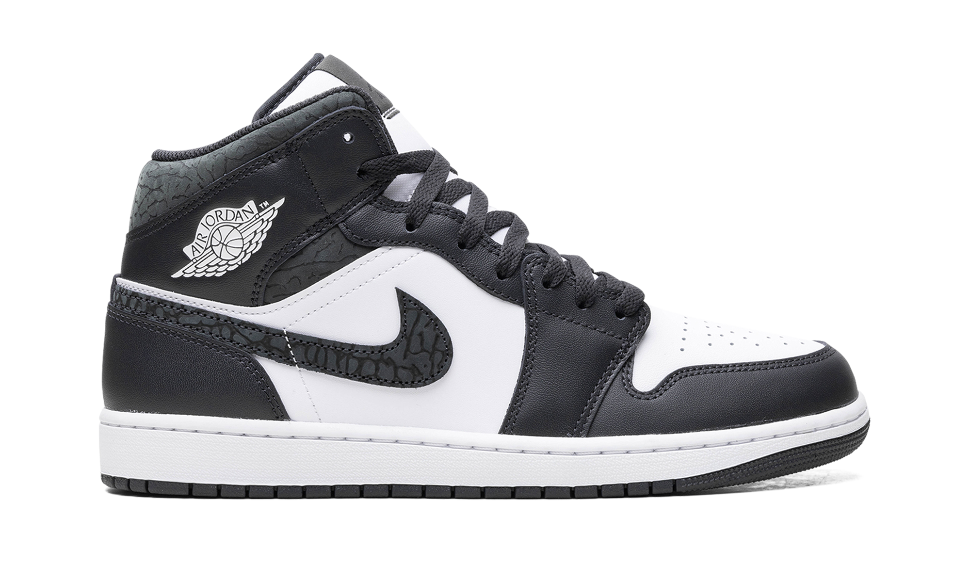 jordan 1 mid se panda elephant+FB9911-001+right view