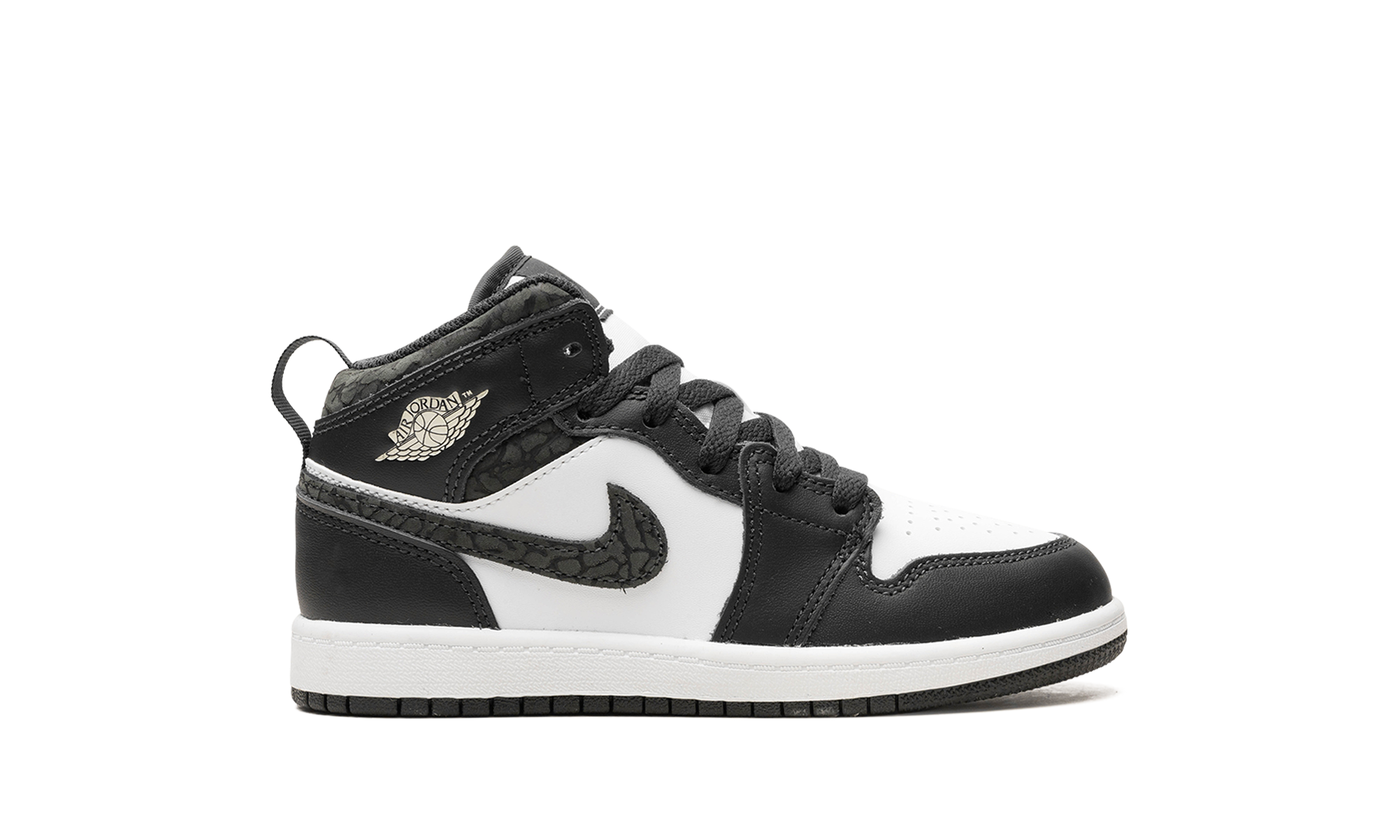 jordan 1 mid se panda elephant ps+FB9910-001+right view
