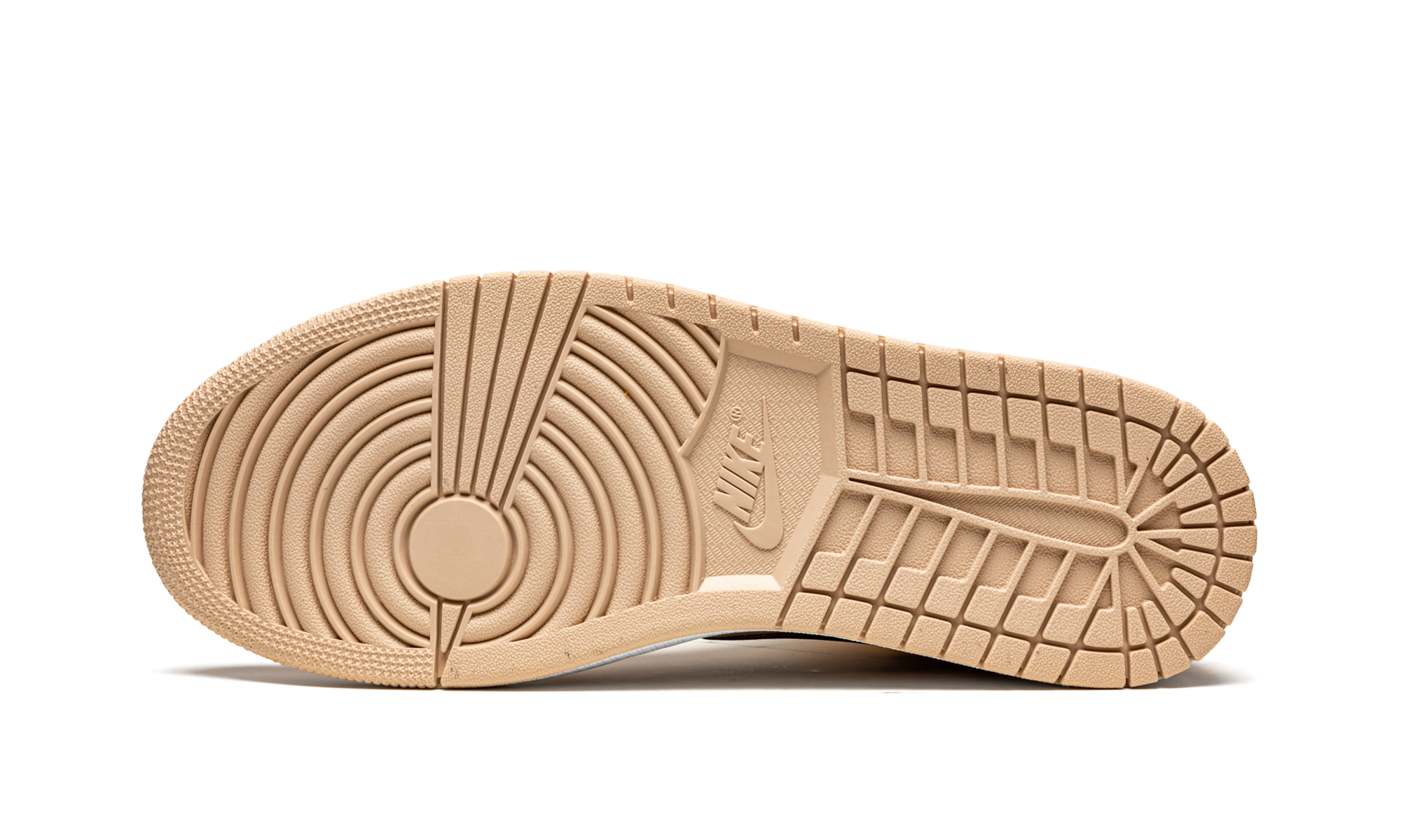 jordan 1 mid se particle beige women s+DD2224-200+bottom view
