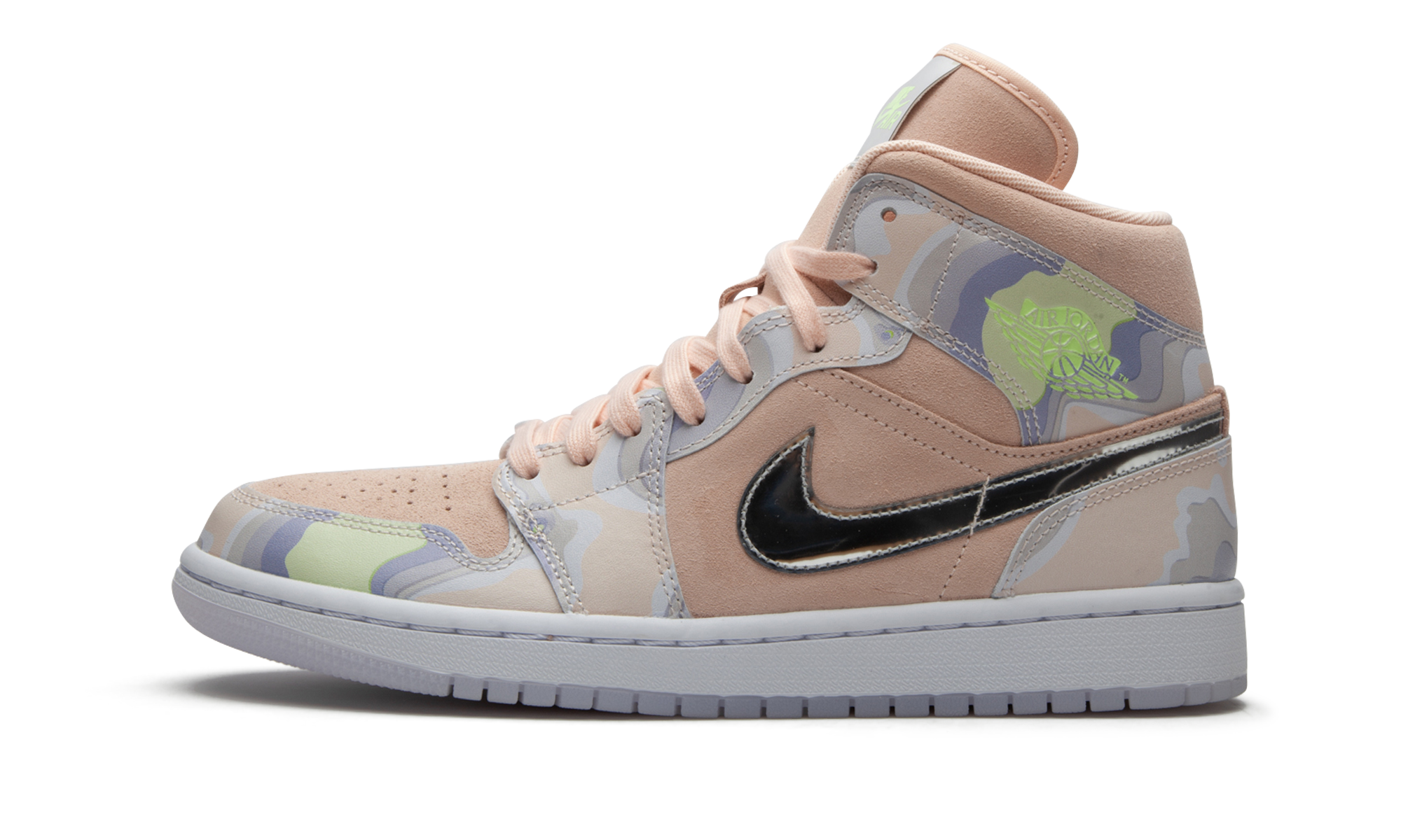jordan 1 mid se p her spective women s+CW6008-600+diagnol right view 1