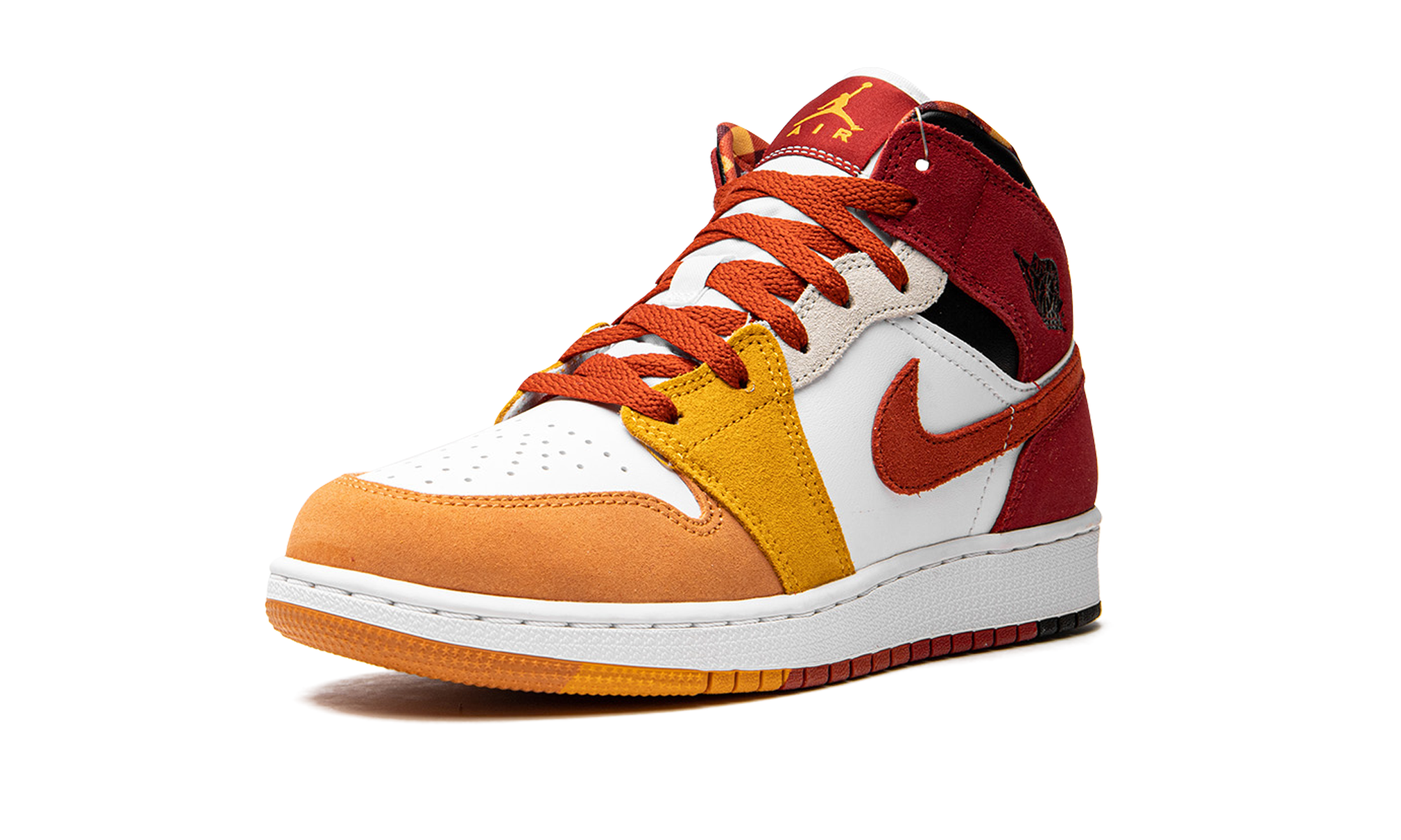 jordan 1 mid se picnic gs+DX2460-601+left diagnol single view