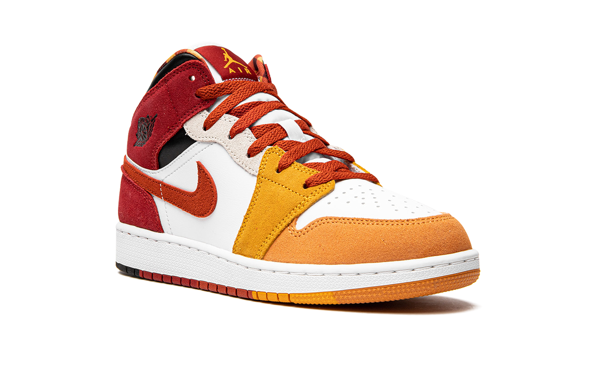 jordan 1 mid se picnic gs+DX2460-601+diagnol right view