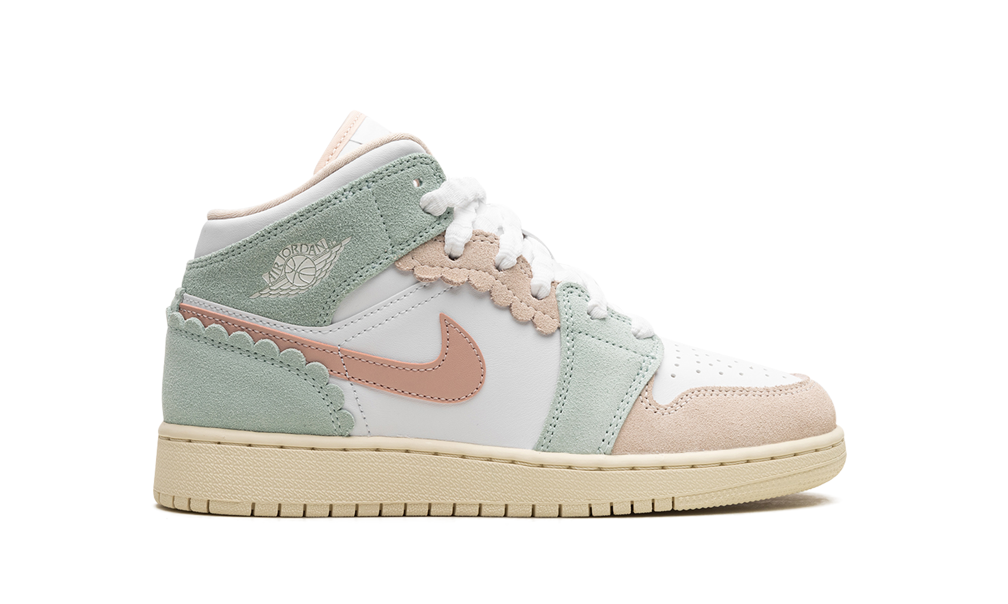 jordan 1 mid se pink oxford gs+DZ5361-100+right view