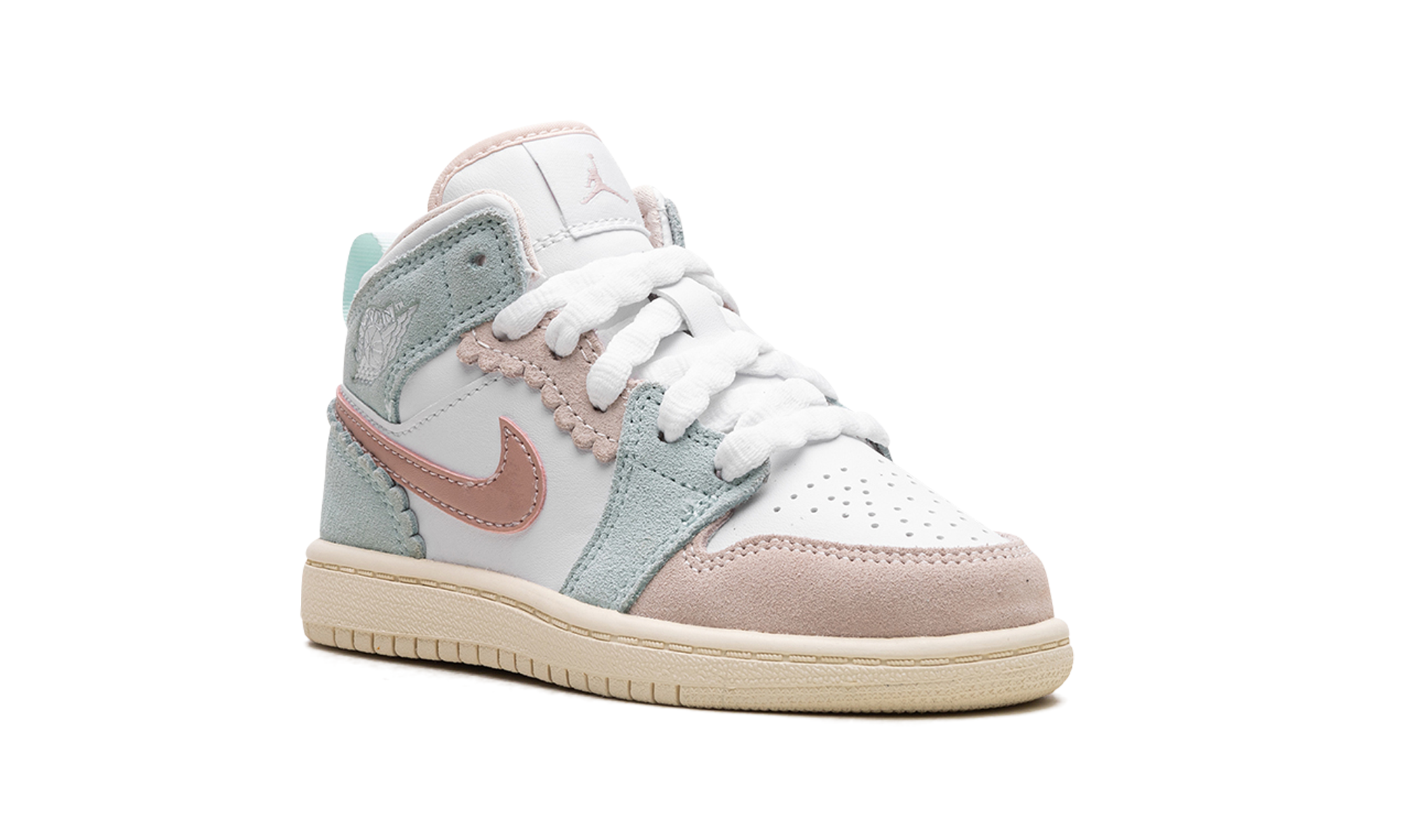 jordan 1 mid se pink oxford ps+DZ5359-100+diagnol right view