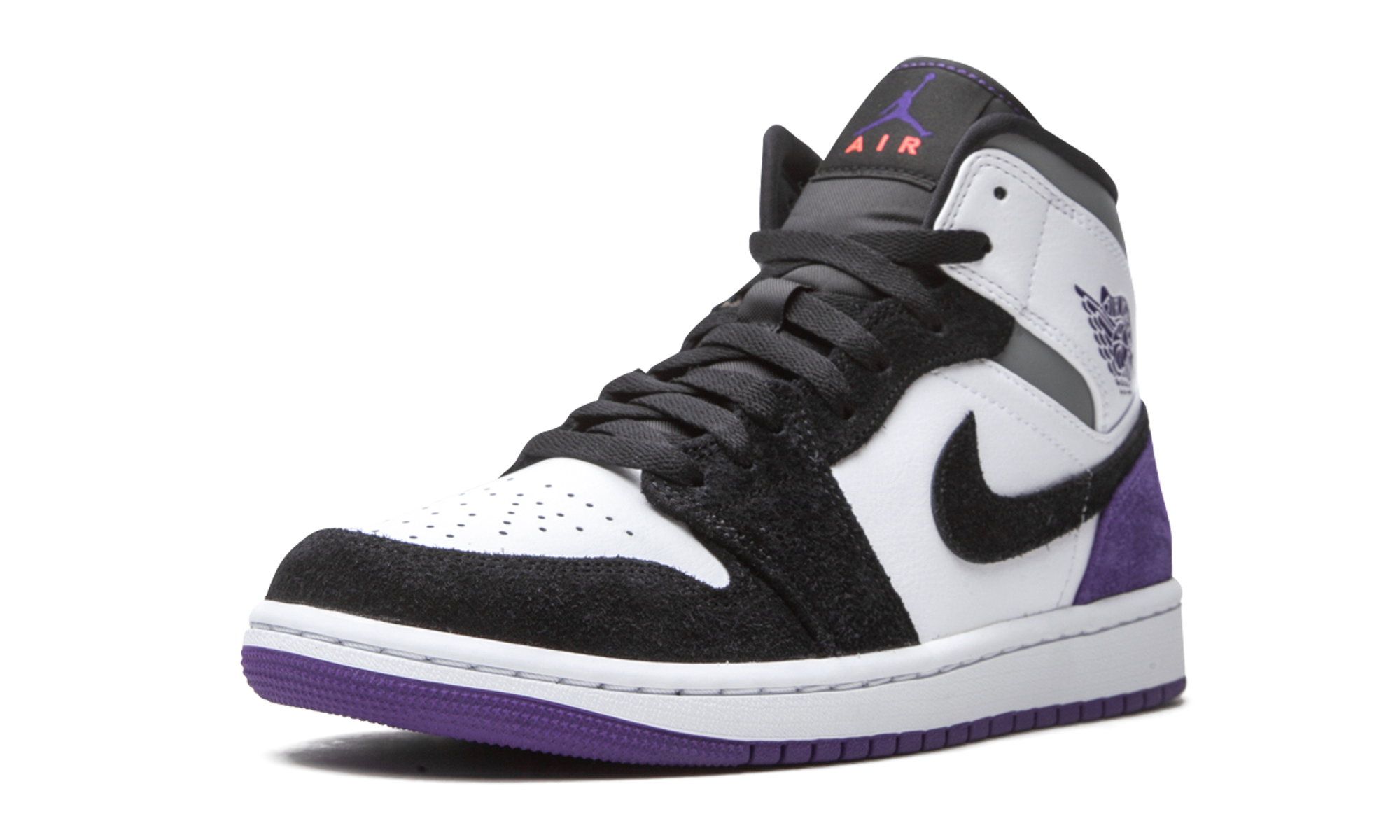 jordan 1 mid se purple+852542-105+left diagnol single view