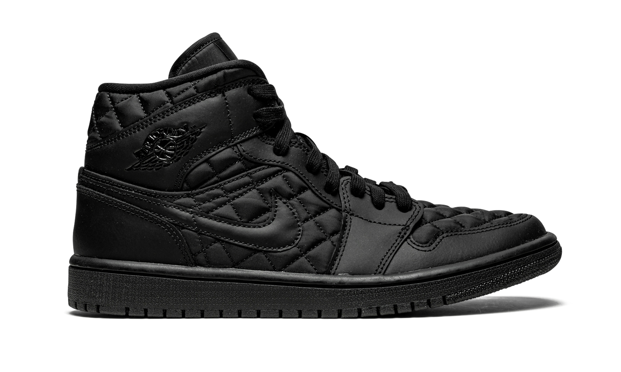 jordan 1 mid se quilted black women s+DB6078-001+right view