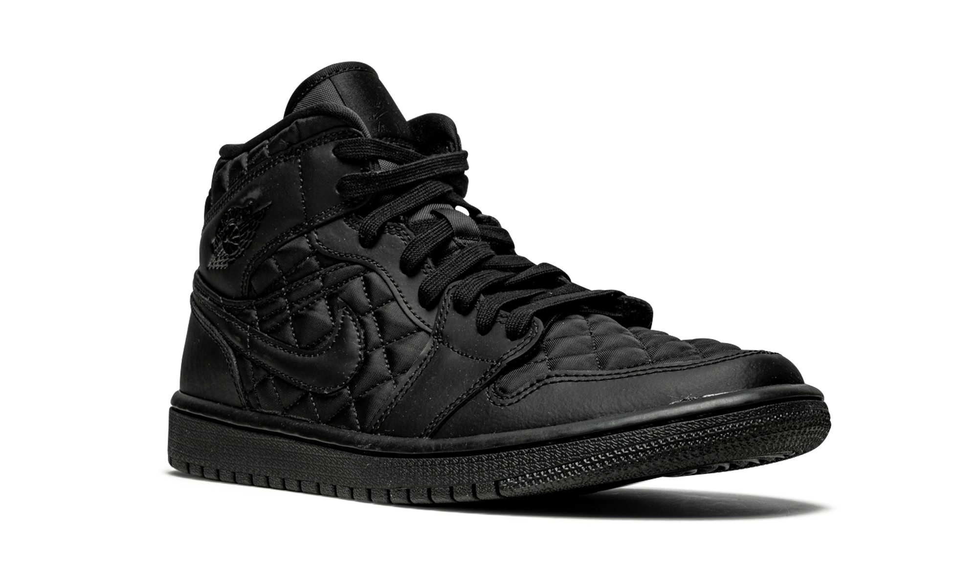 jordan 1 mid se quilted black women s+DB6078-001+diagnol right view