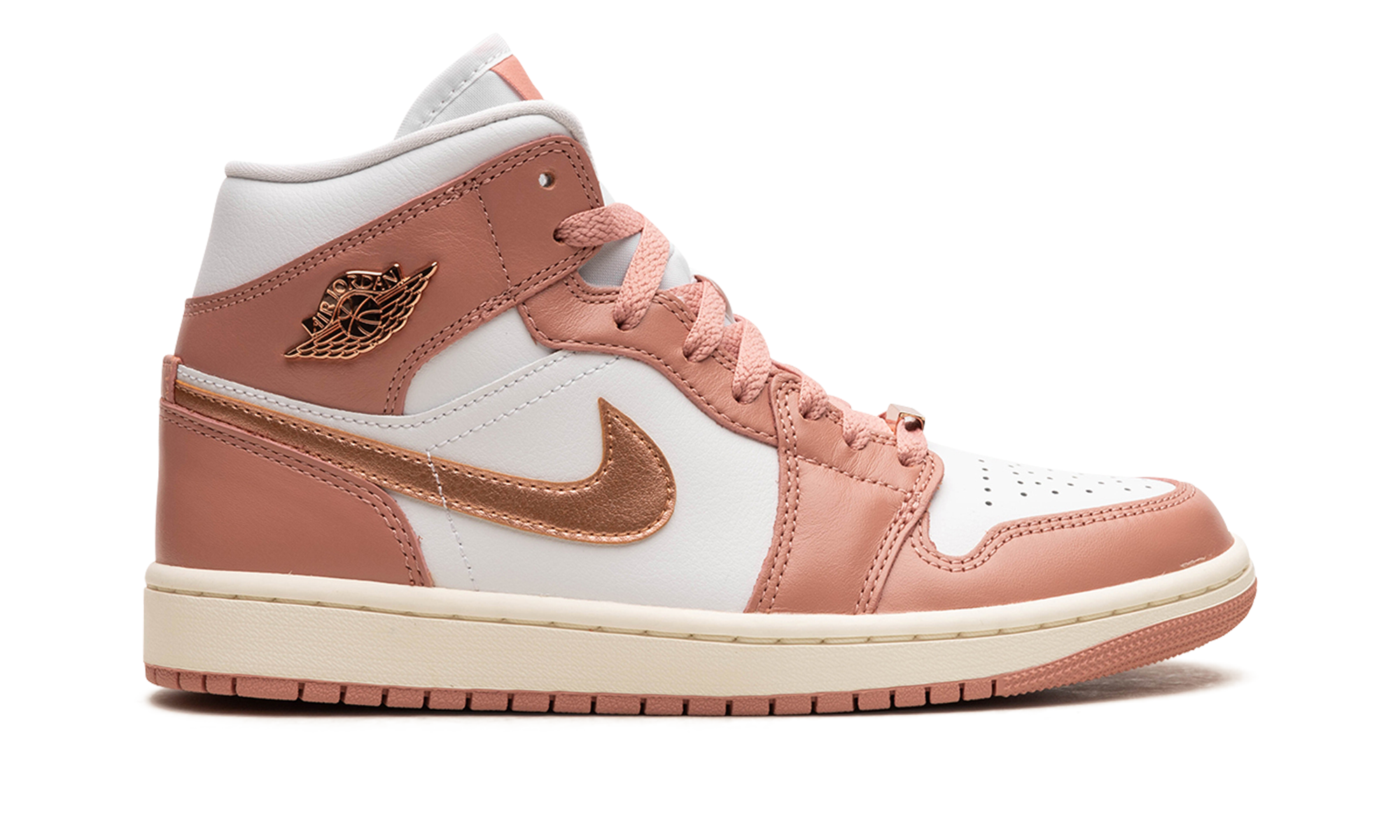 jordan 1 mid se red stardust women s+FB9892-670+right view