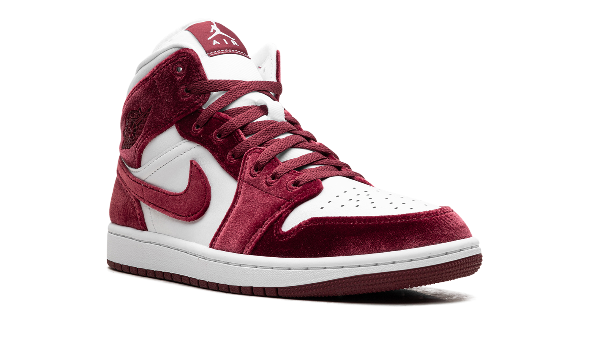 jordan 1 mid se red velvet women s+FZ3334-100+diagnol right view