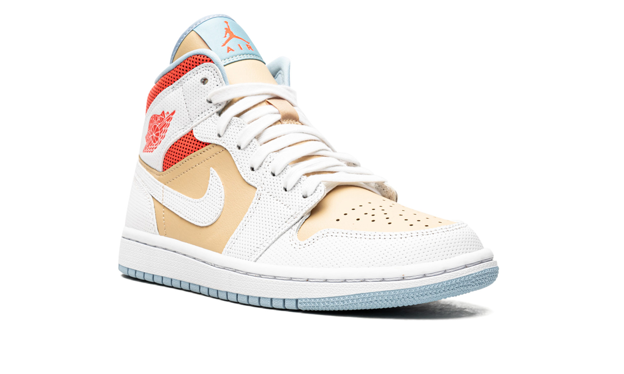 jordan 1 mid se sesame women s+CZ0774-200+diagnol right view