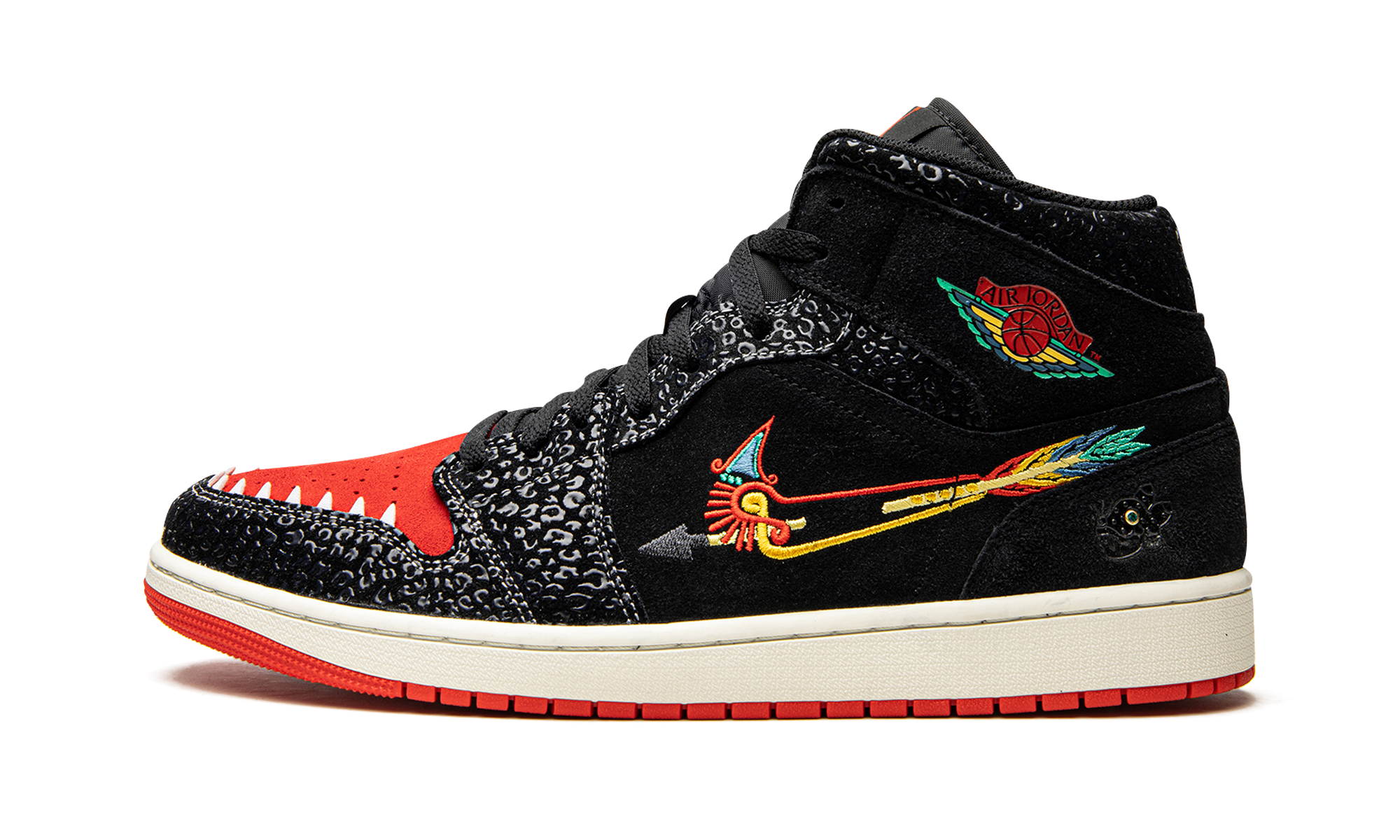 jordan 1 mid se siempre familia+DN4904-001+diagnol right view 1