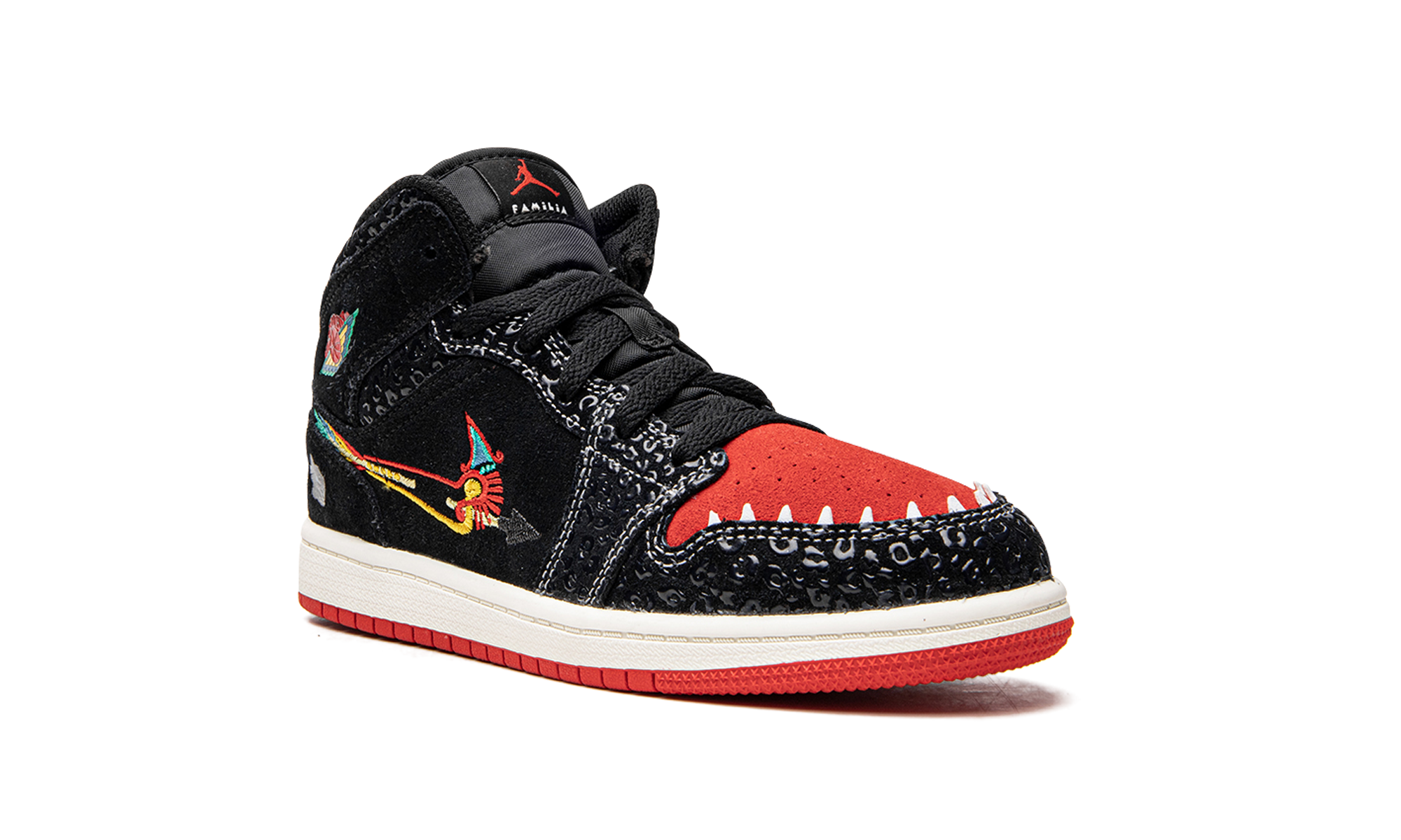jordan 1 mid se siempre familia ps+DN5122-001+diagnol right view