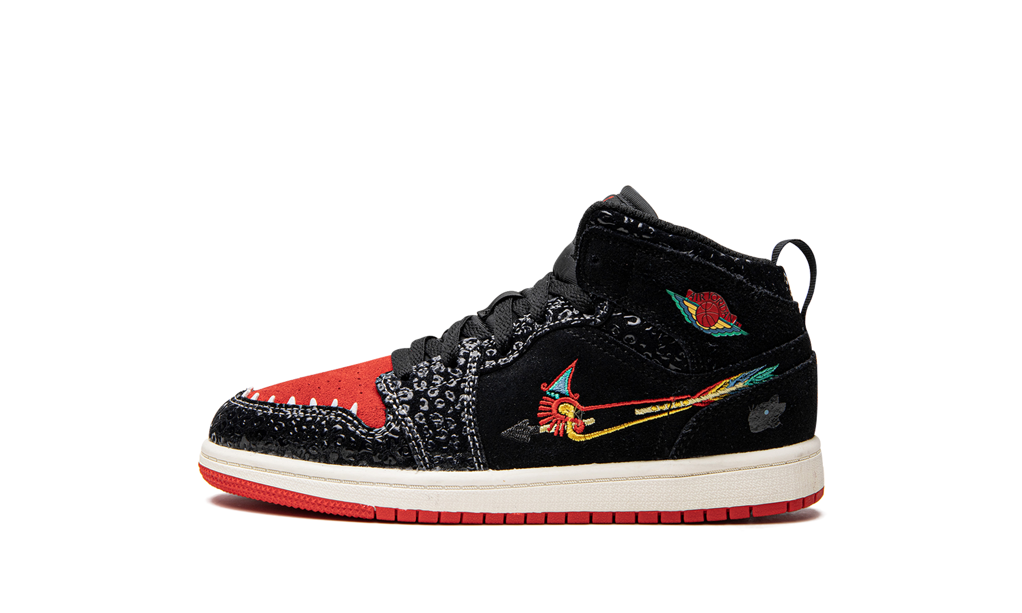 jordan 1 mid se siempre familia ps+DN5122-001+diagnol right view 1
