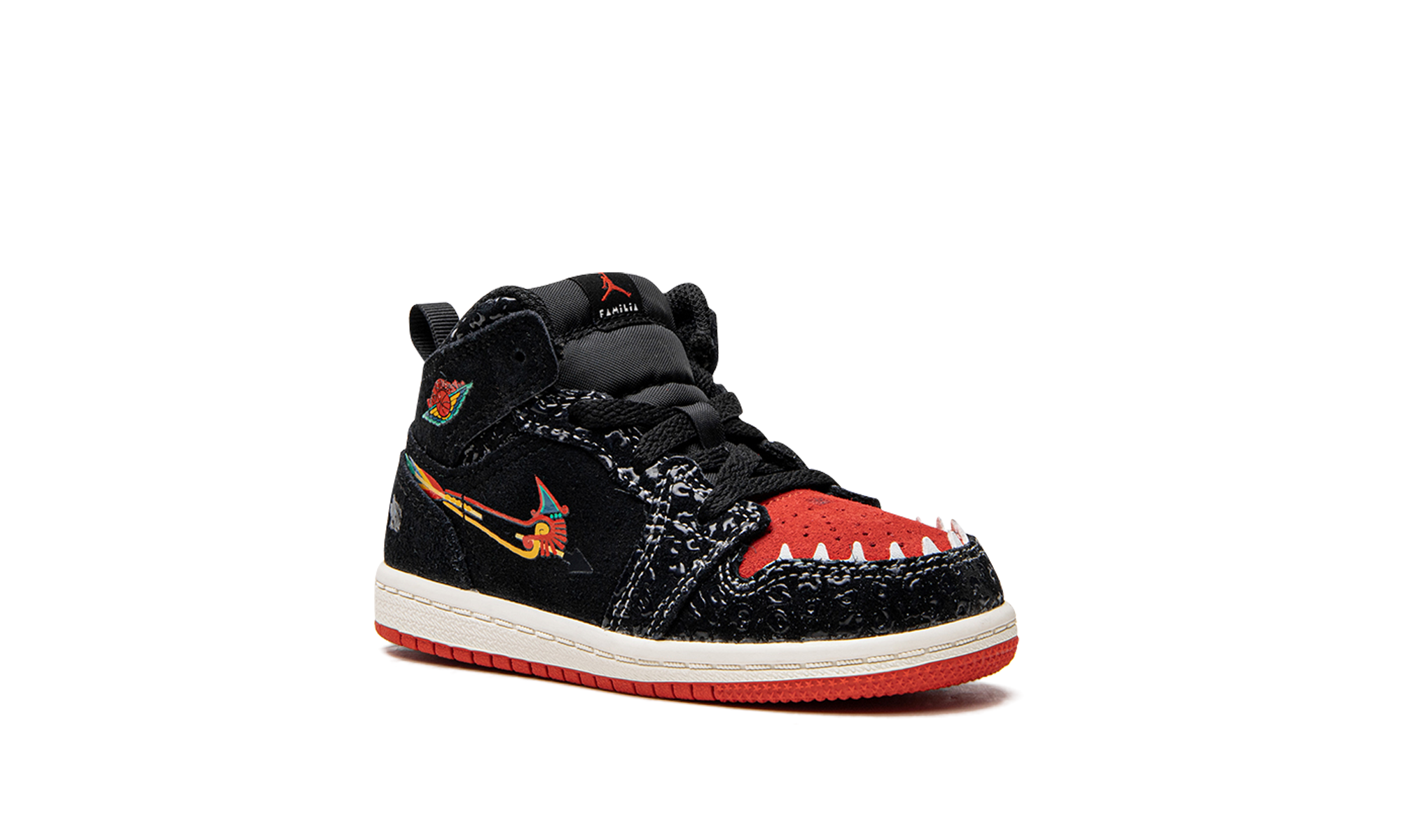 jordan 1 mid se siempre familia td+DN5120-001+diagnol right view
