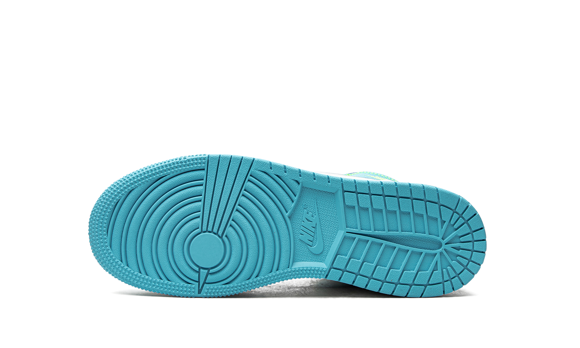 jordan 1 mid se sprite blue gs+DA8010-400+bottom view