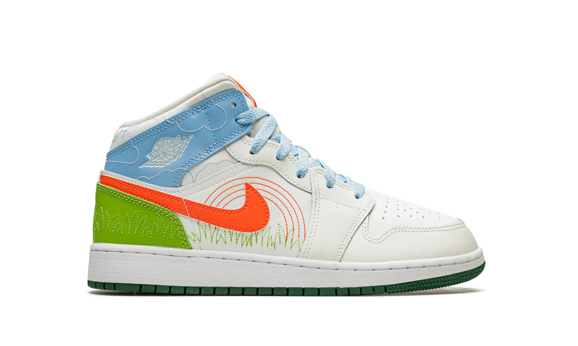 jordan 1 mid se stitch gs+DX2462-100+right view