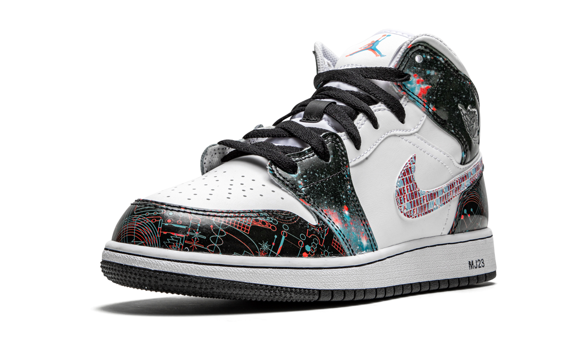 jordan 1 mid se take flight gs+BQ6931-114+left diagnol single view