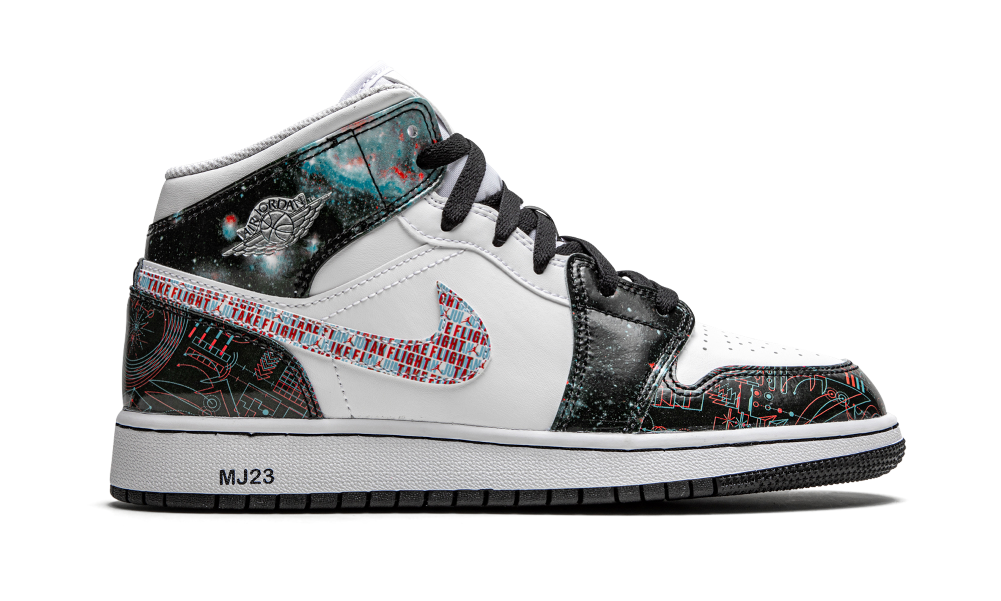 jordan 1 mid se take flight gs+BQ6931-114+right view