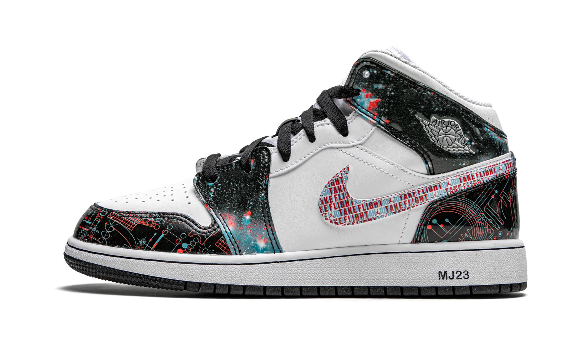 jordan 1 mid se take flight gs+BQ6931-114+diagnol right view 1