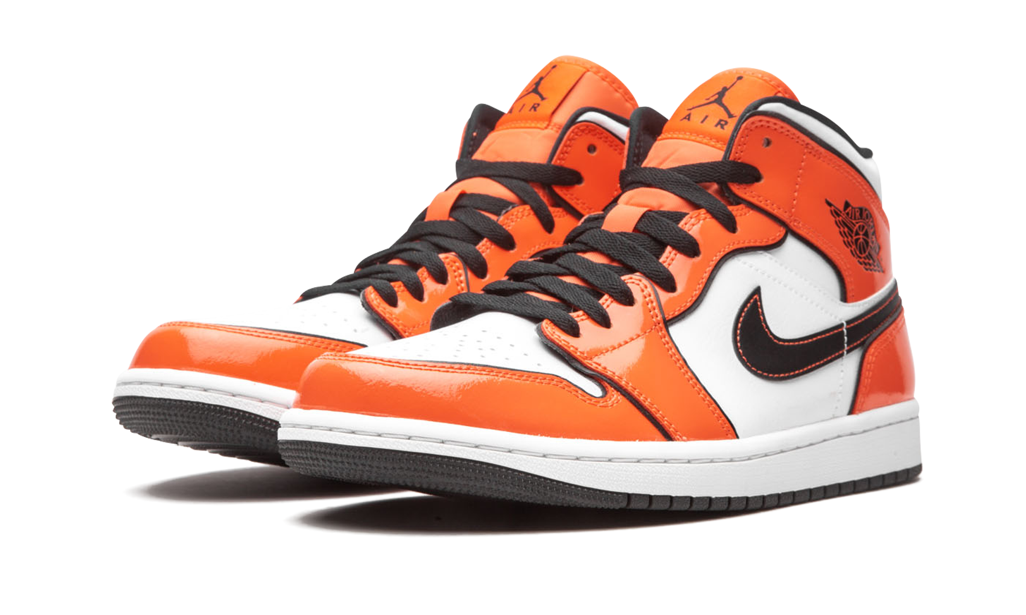 jordan 1 mid se turf orange+DD6834-802+diagnol left view