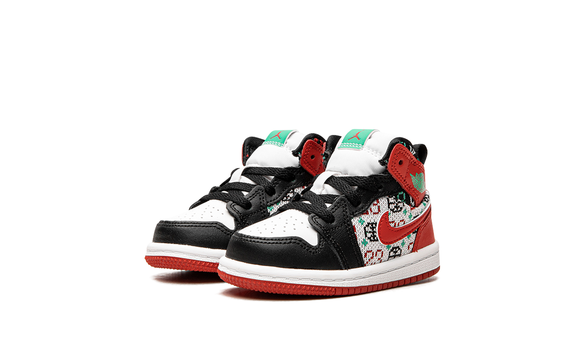 jordan 1 mid se ugly christmas sweater td+DM1209-150+diagnol left view