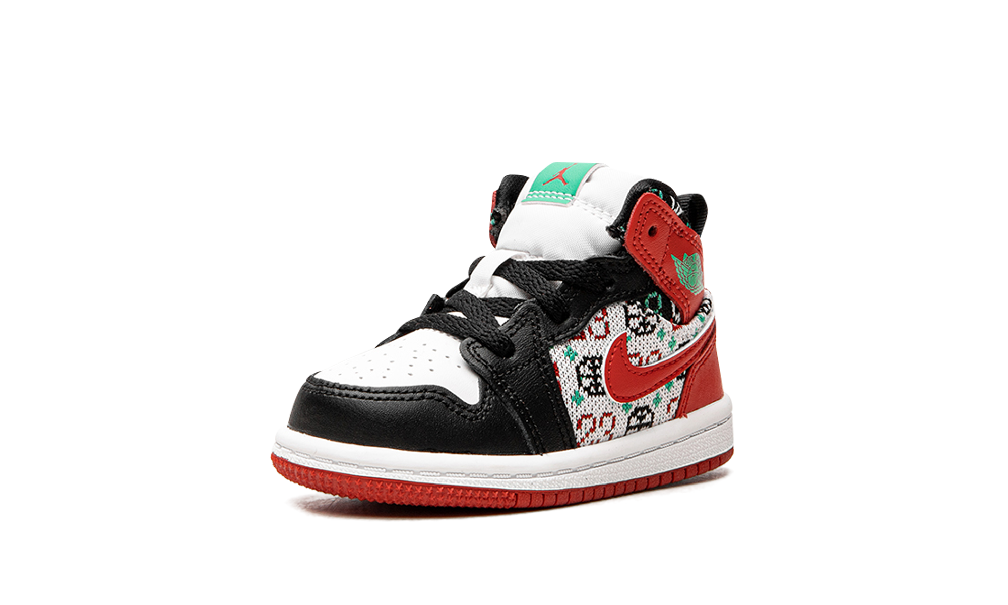 jordan 1 mid se ugly christmas sweater td+DM1209-150+left diagnol single view