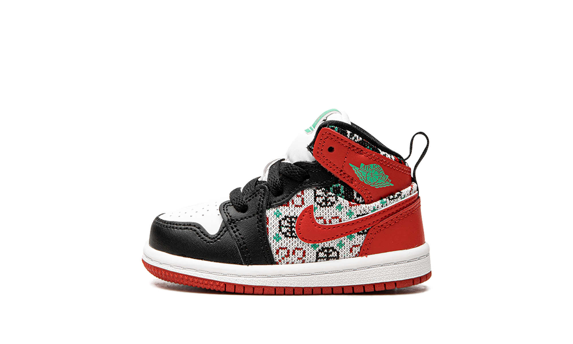 jordan 1 mid se ugly christmas sweater td+DM1209-150+diagnol right view 1