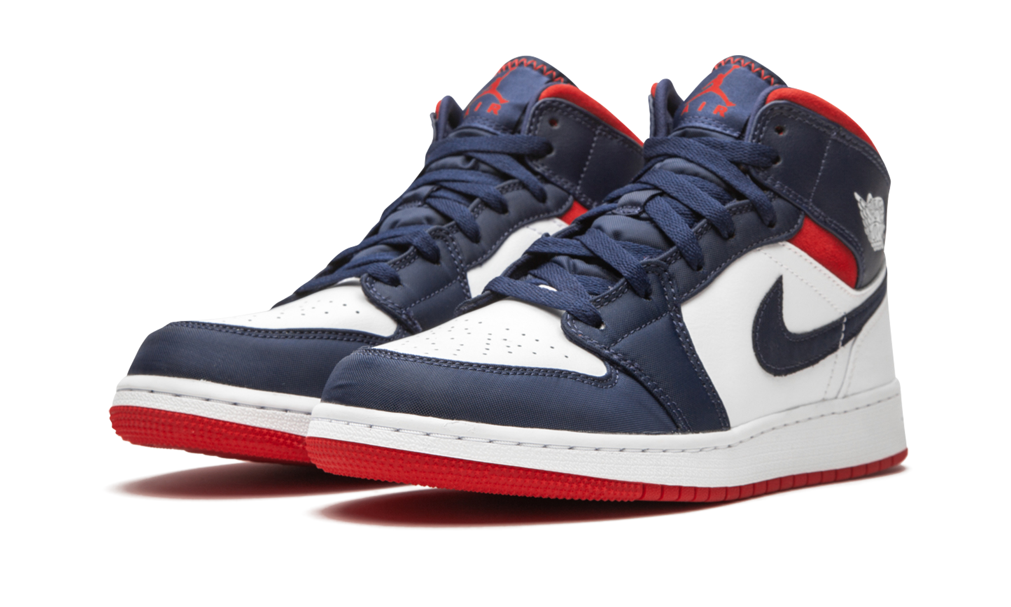 jordan 1 mid se usa gs+BQ6931-104+diagnol left view