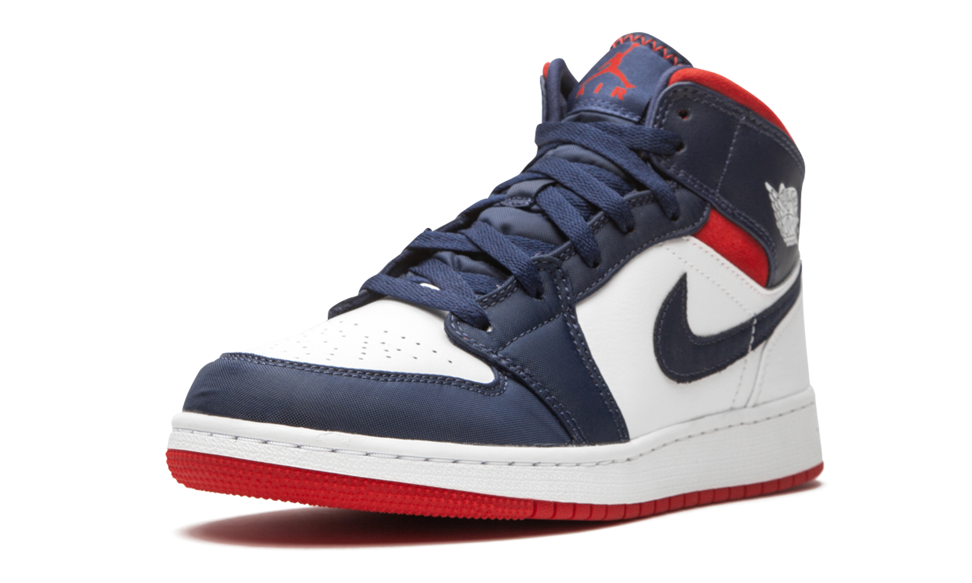 jordan 1 mid se usa gs+BQ6931-104+left diagnol single view
