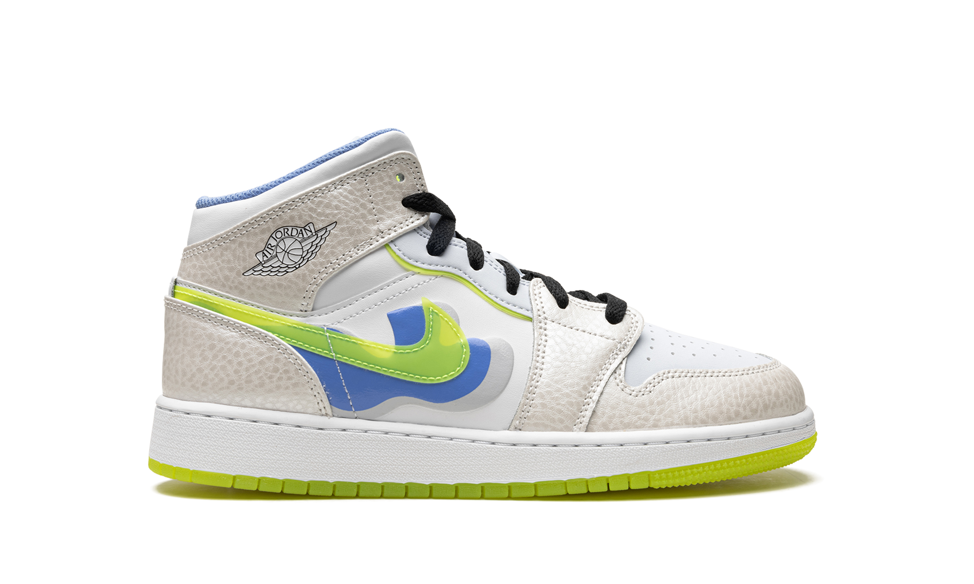 jordan 1 mid se warped swoosh gs+DV1314-017+right view