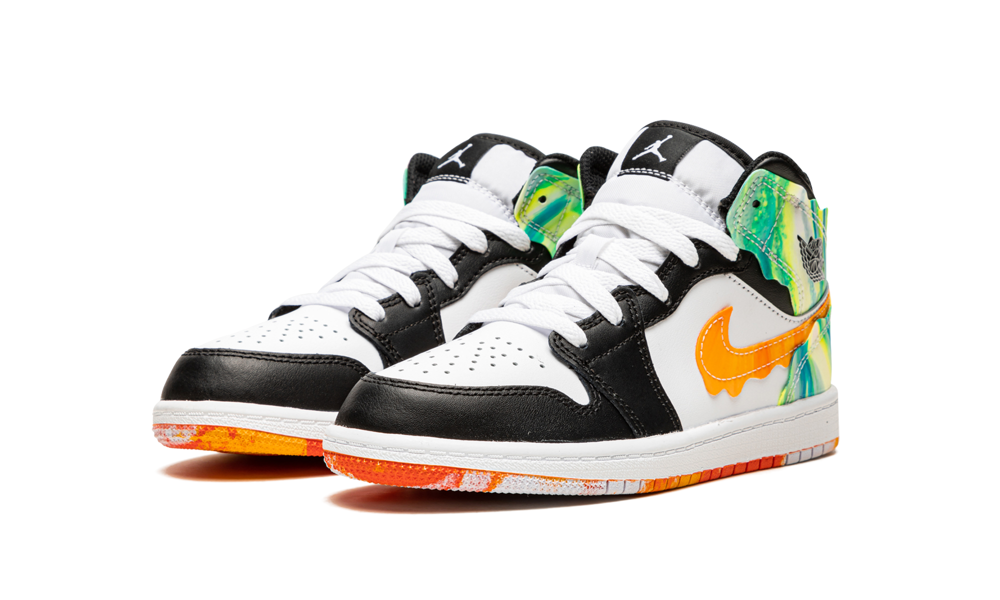 jordan 1 mid se wavy ps+DJ6562-038+diagnol left view