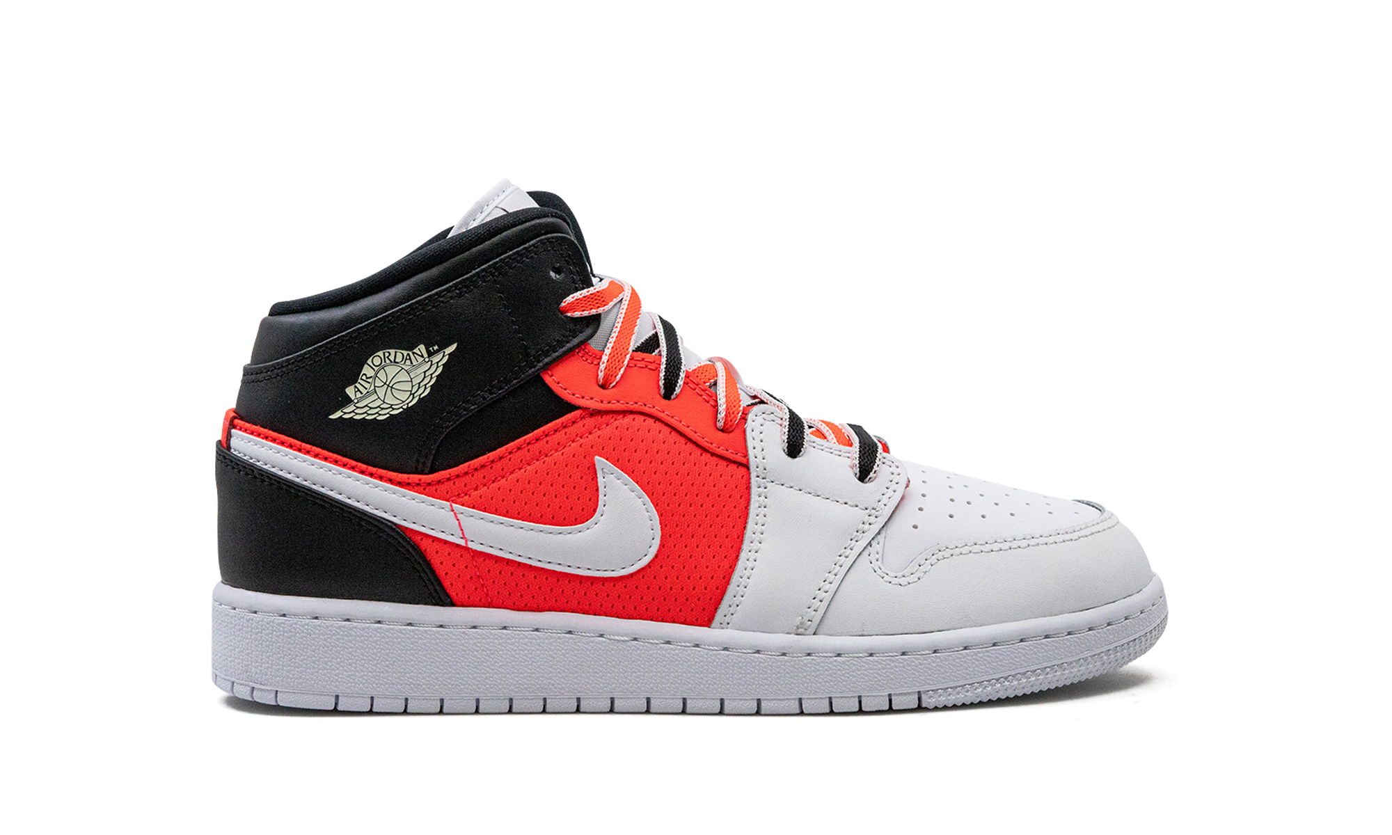 jordan 1 mid se white black infrared gs+FB4417-016+right view