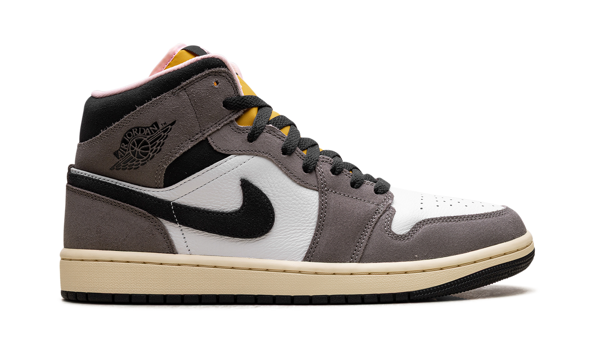 jordan 1 mid se white cave stone+HQ2011-100+right view