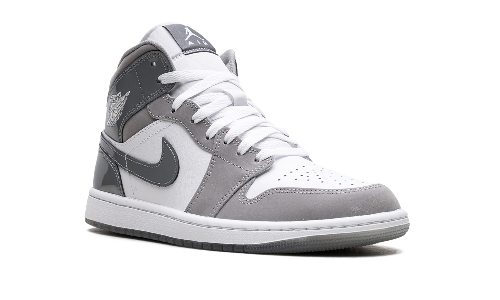 jordan 1 mid se white medium grey cool grey+HF3216-100+diagnol right view