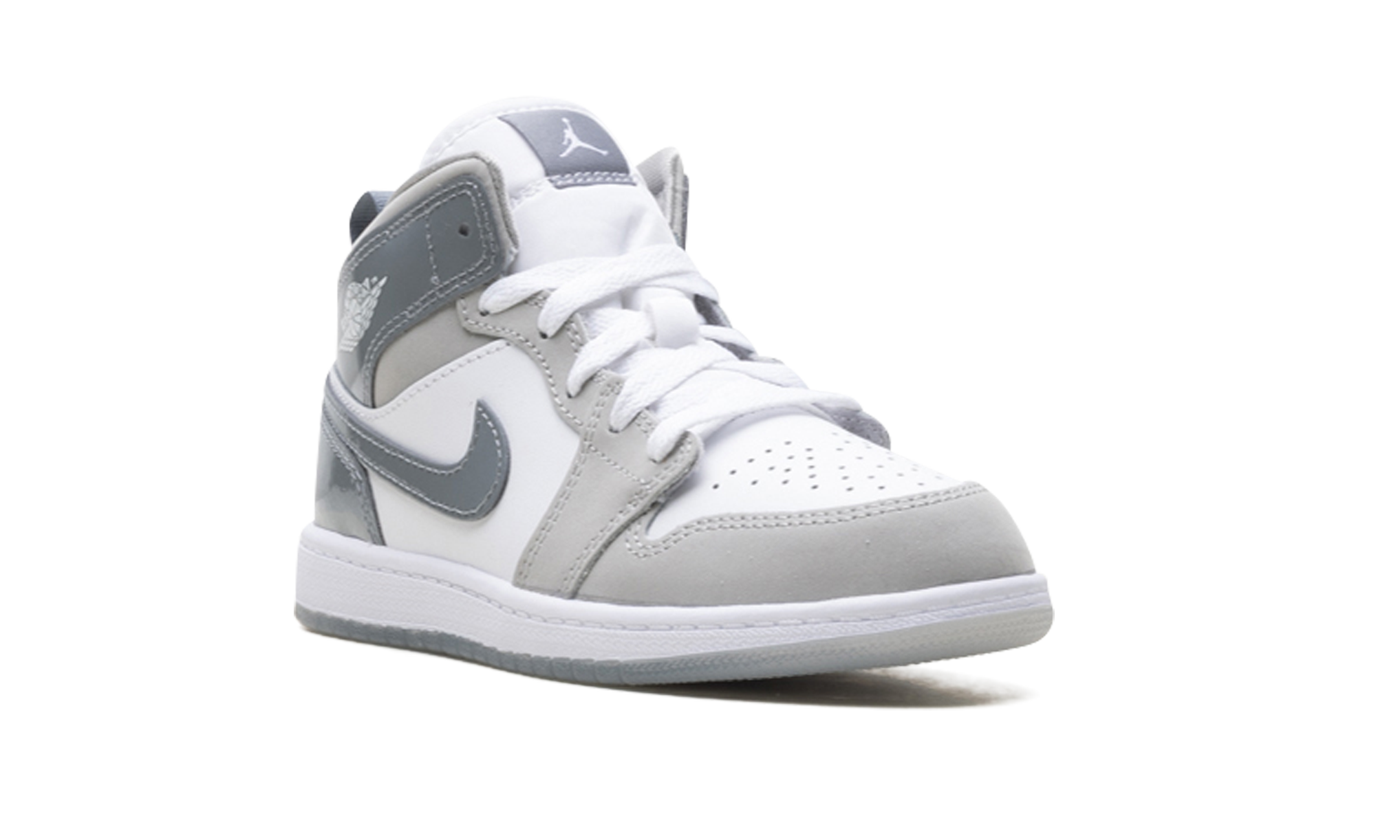 jordan 1 mid se white medium grey cool grey ps+HF3194-100+diagnol right view