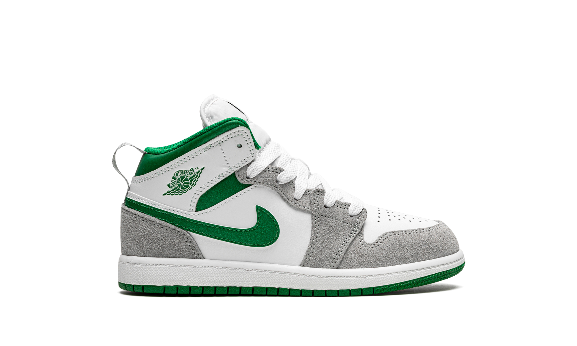 jordan 1 mid se white pine green smoke grey ps+DC7249-103+right view
