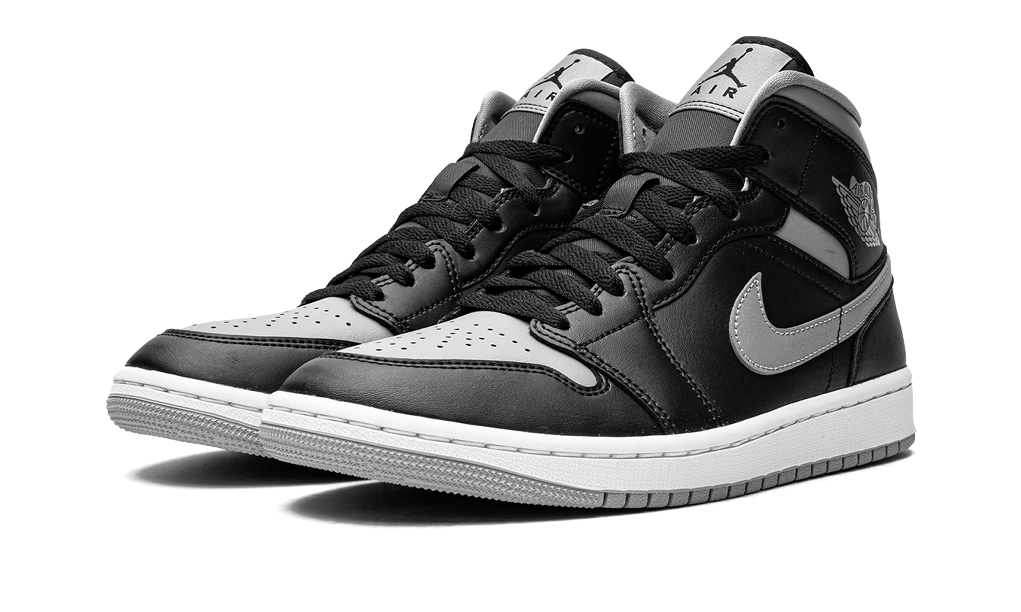 jordan 1 mid shadow women s+BQ6472-007+diagnol left view