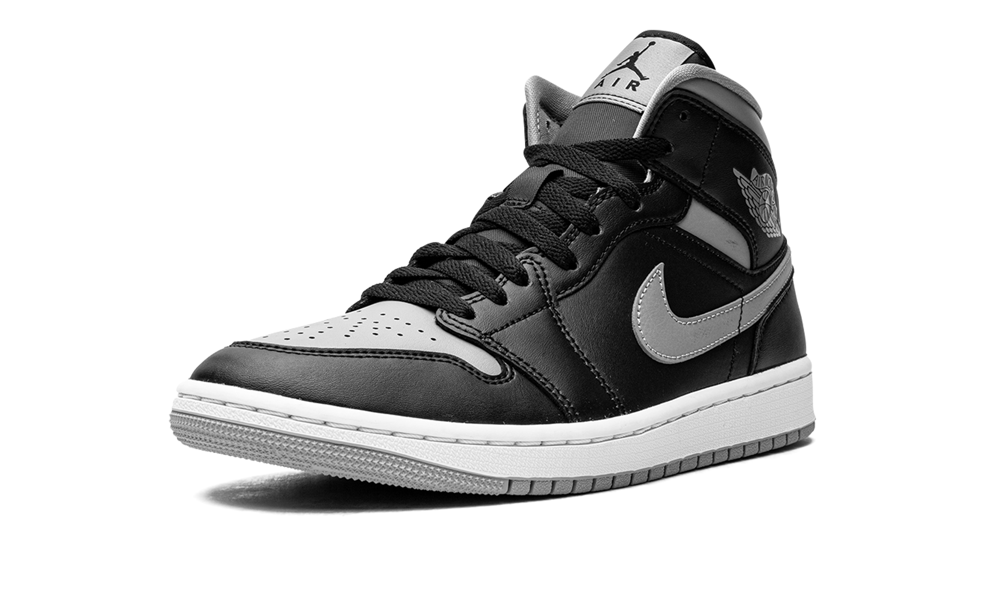 jordan 1 mid shadow women s+BQ6472-007+left diagnol single view
