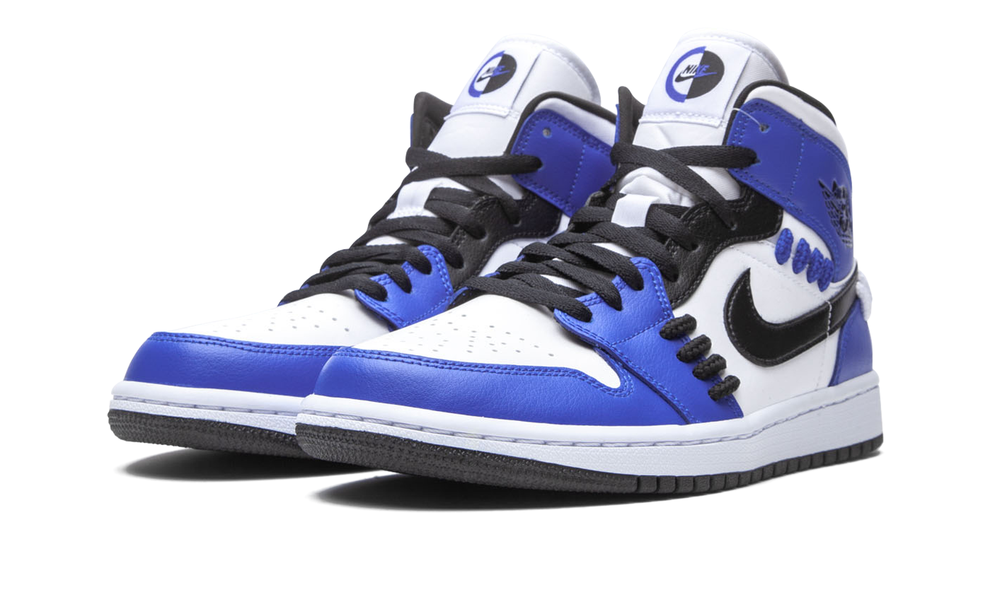 jordan 1 mid sisterhood women s+CV0152-401+diagnol left view