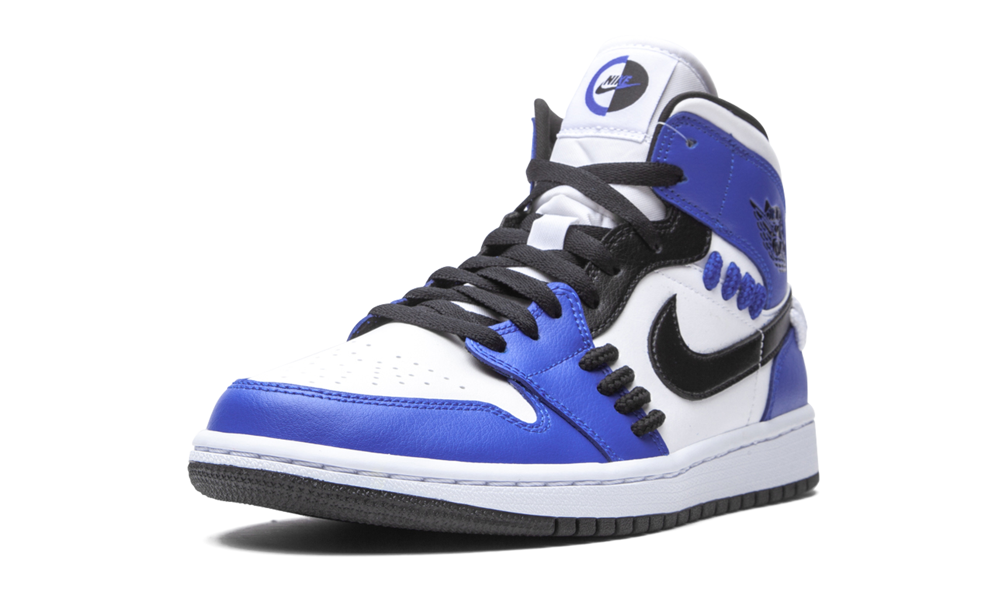jordan 1 mid sisterhood women s+CV0152-401+left diagnol single view