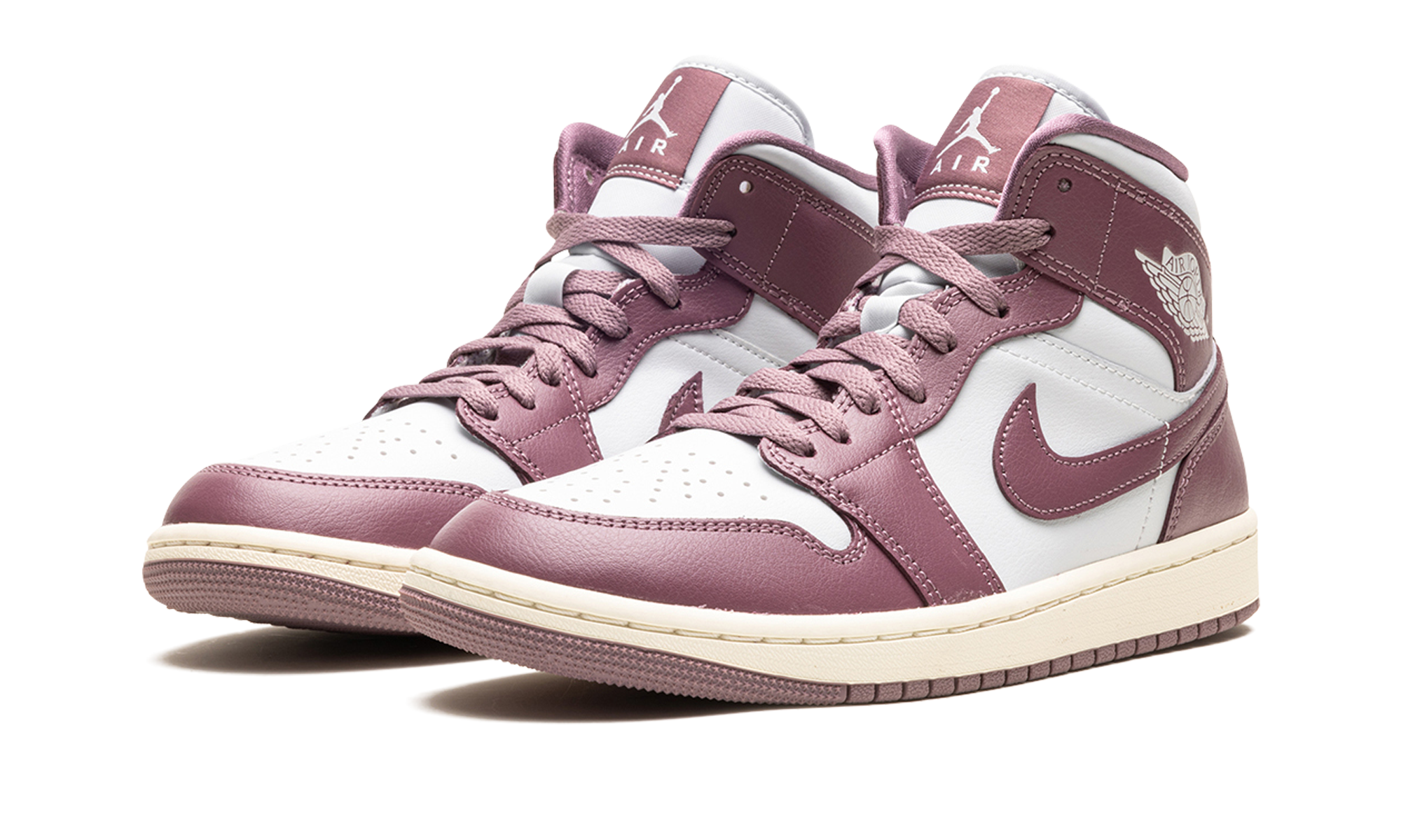 jordan 1 mid sky j muave women s+BQ6472-050+diagnol left view