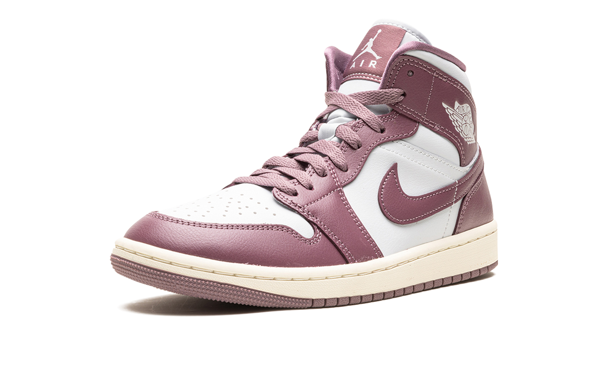 jordan 1 mid sky j muave women s+BQ6472-050+left diagnol single view