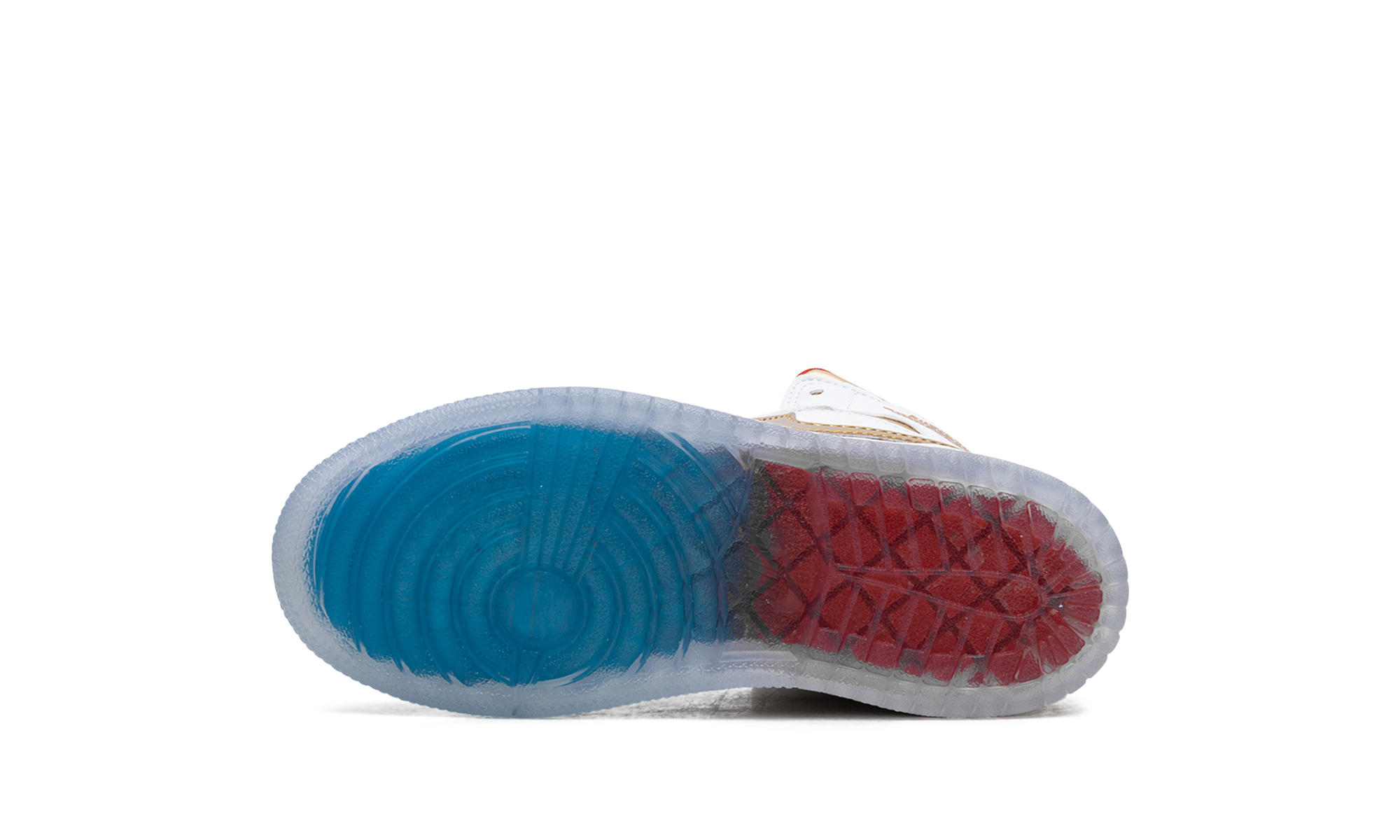 jordan 1 mid sneaker school nc to chi ps+FB2210-100+bottom view