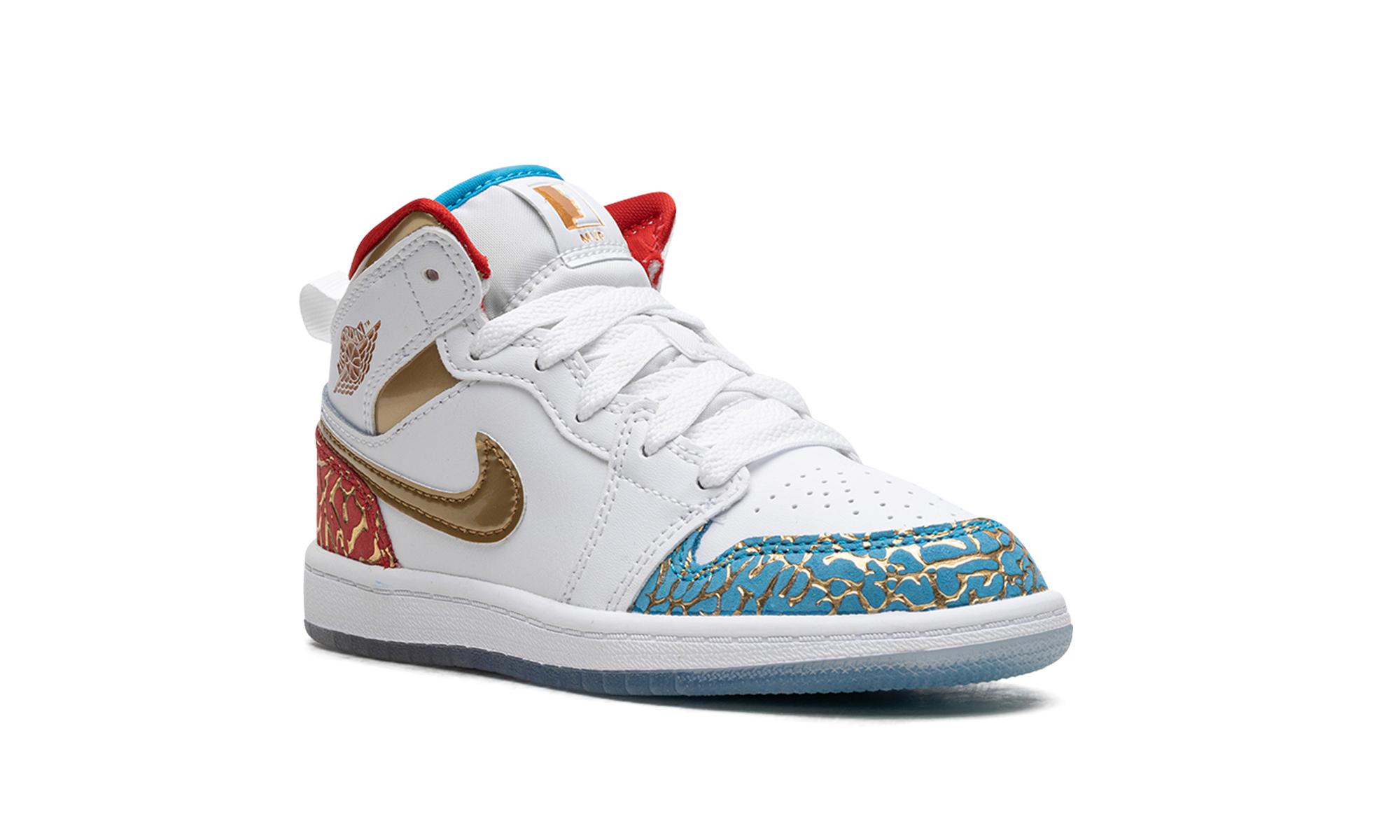 jordan 1 mid sneaker school nc to chi ps+FB2210-100+diagnol right view