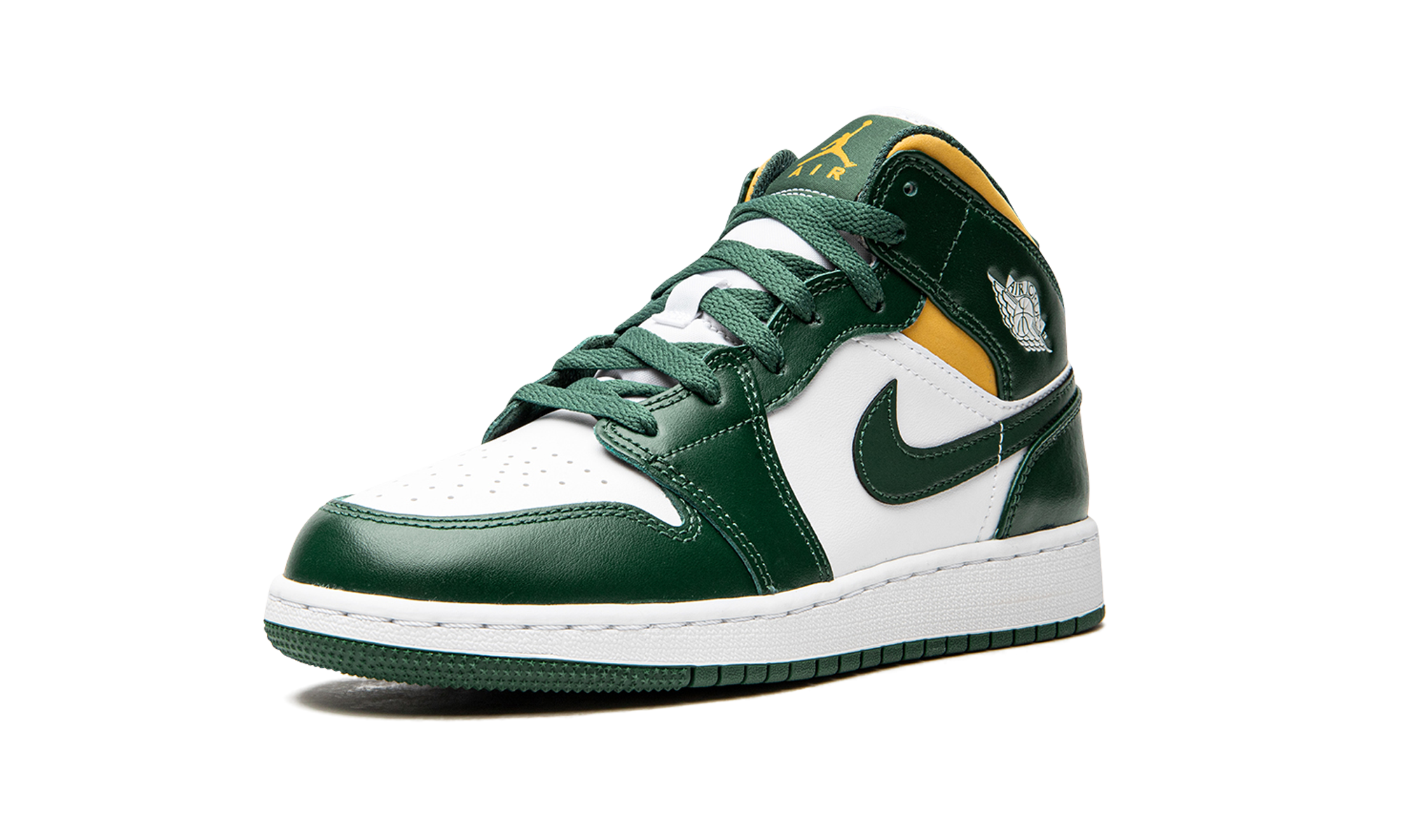 jordan 1 mid sonics 2021 gs+554725-371+left diagnol single view