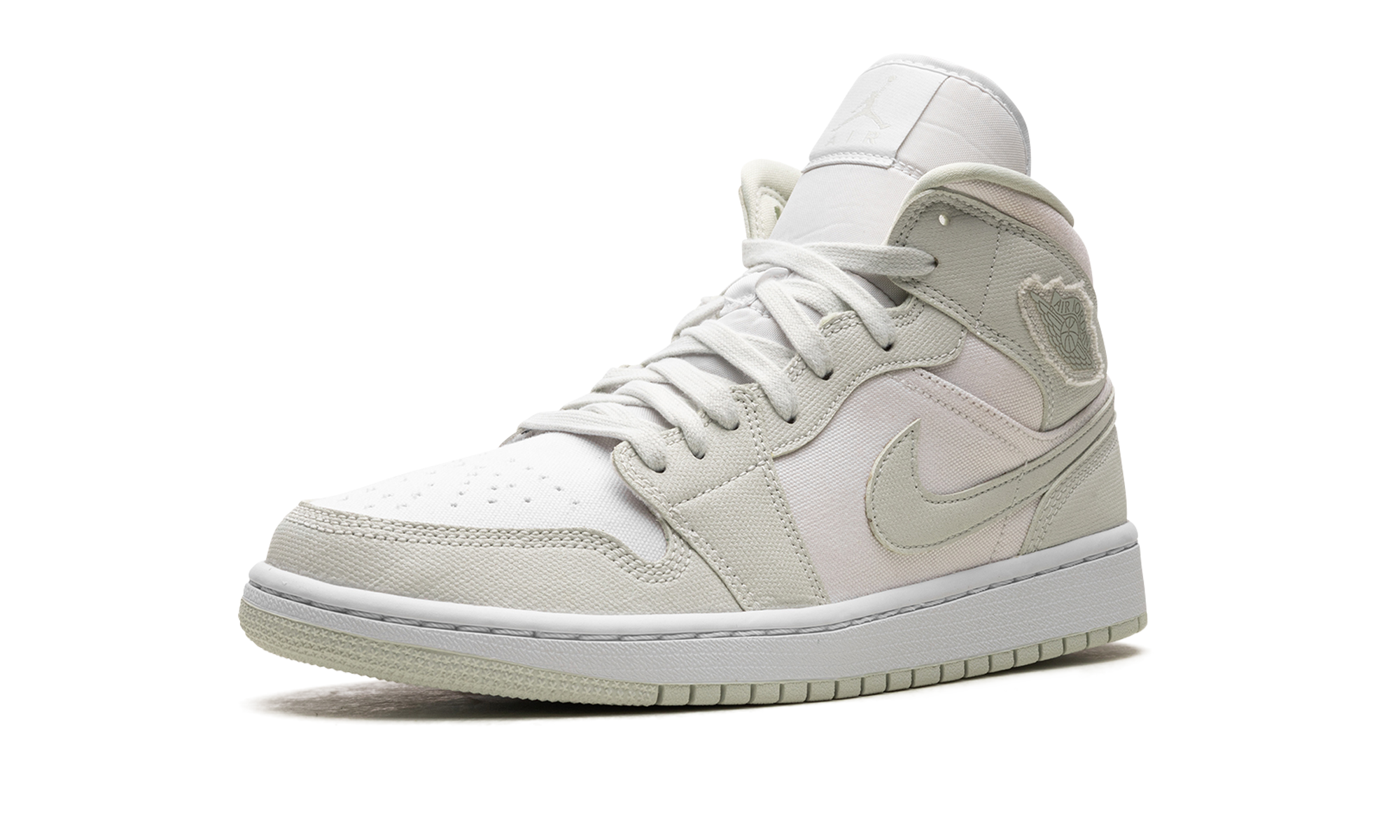 jordan 1 mid spruce aura women s+CV5280-103+left diagnol single view