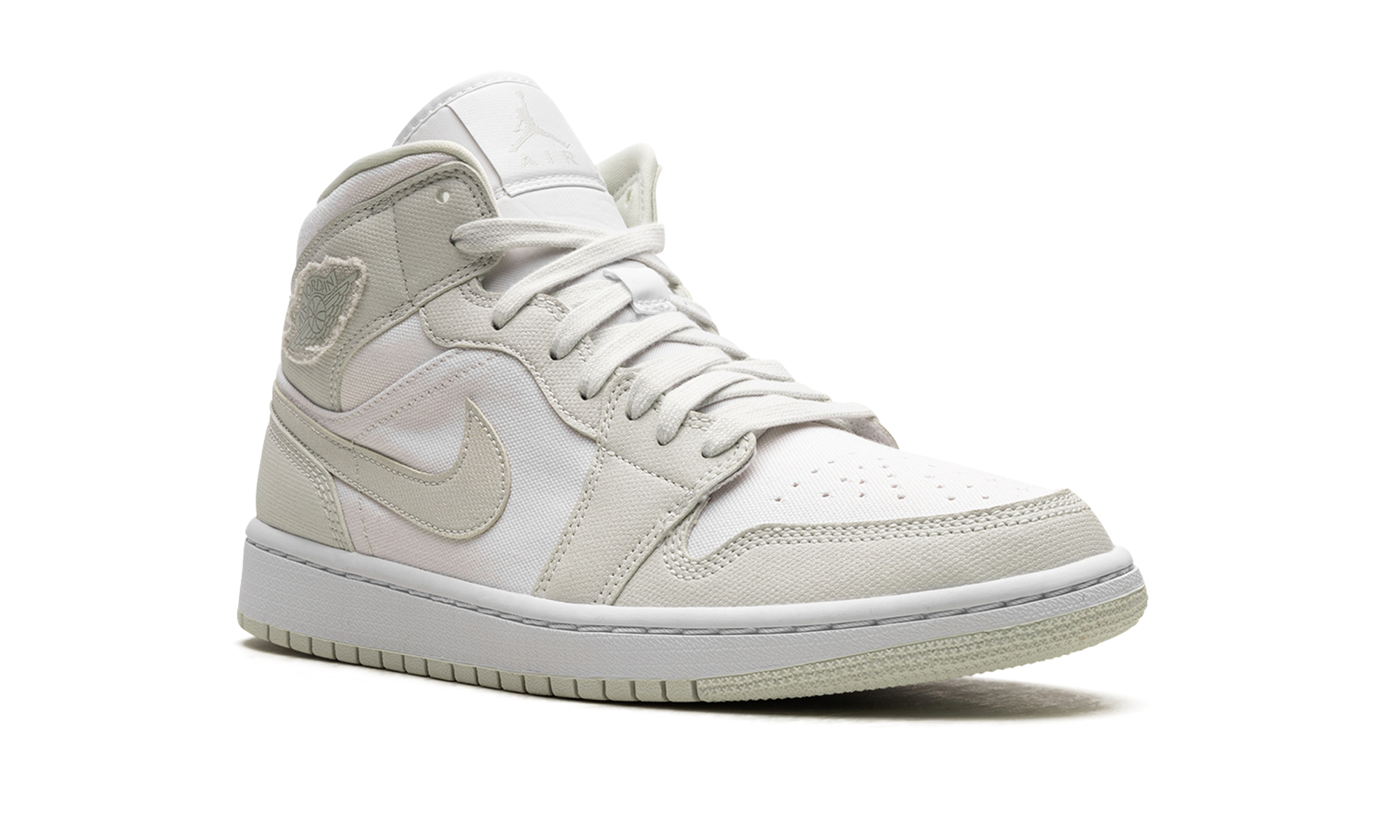 jordan 1 mid spruce aura women s+CV5280-103+diagnol right view
